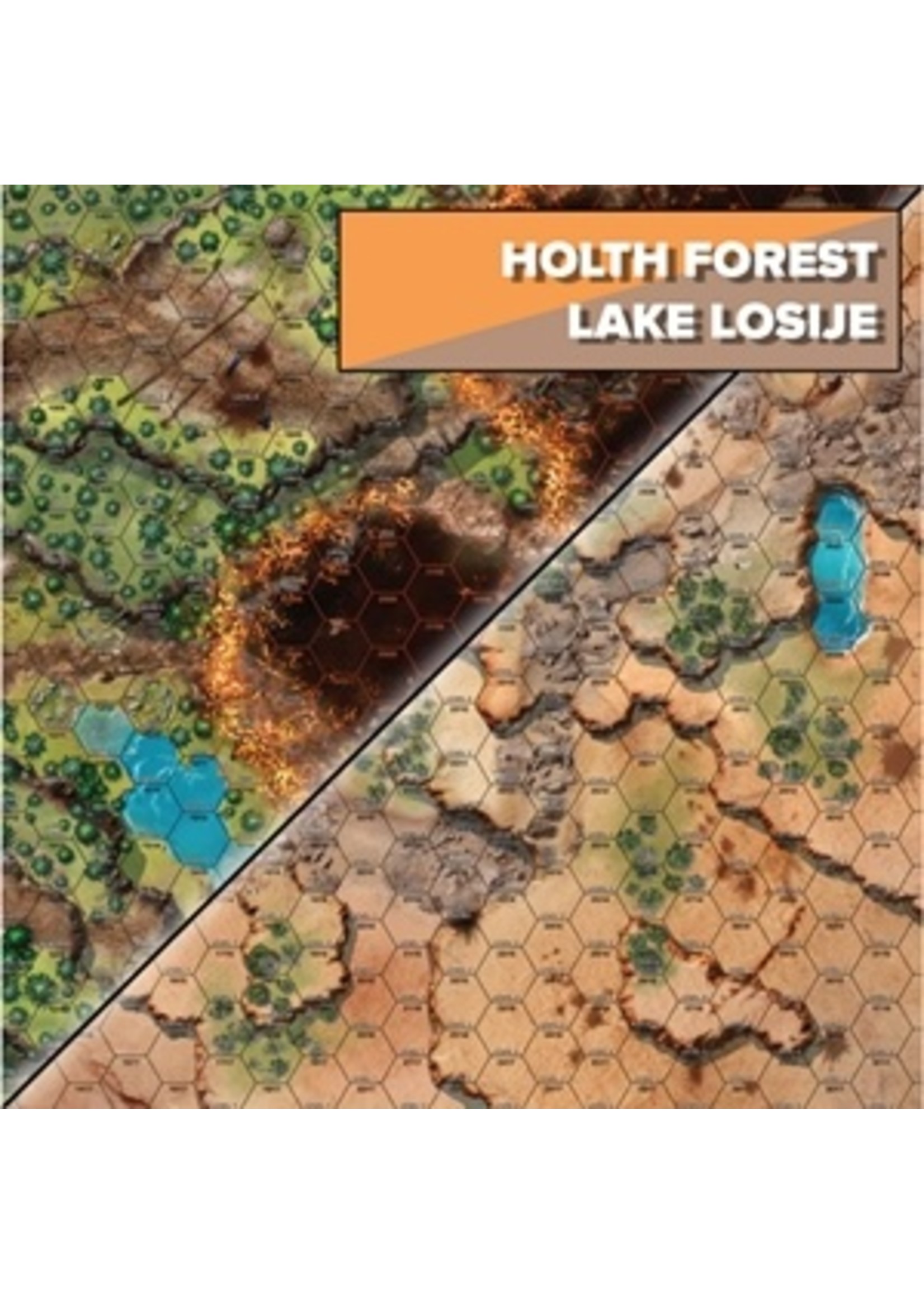 BattleTech: Battle Mat- Tukayyid- Holth Forest/Lake Losiije