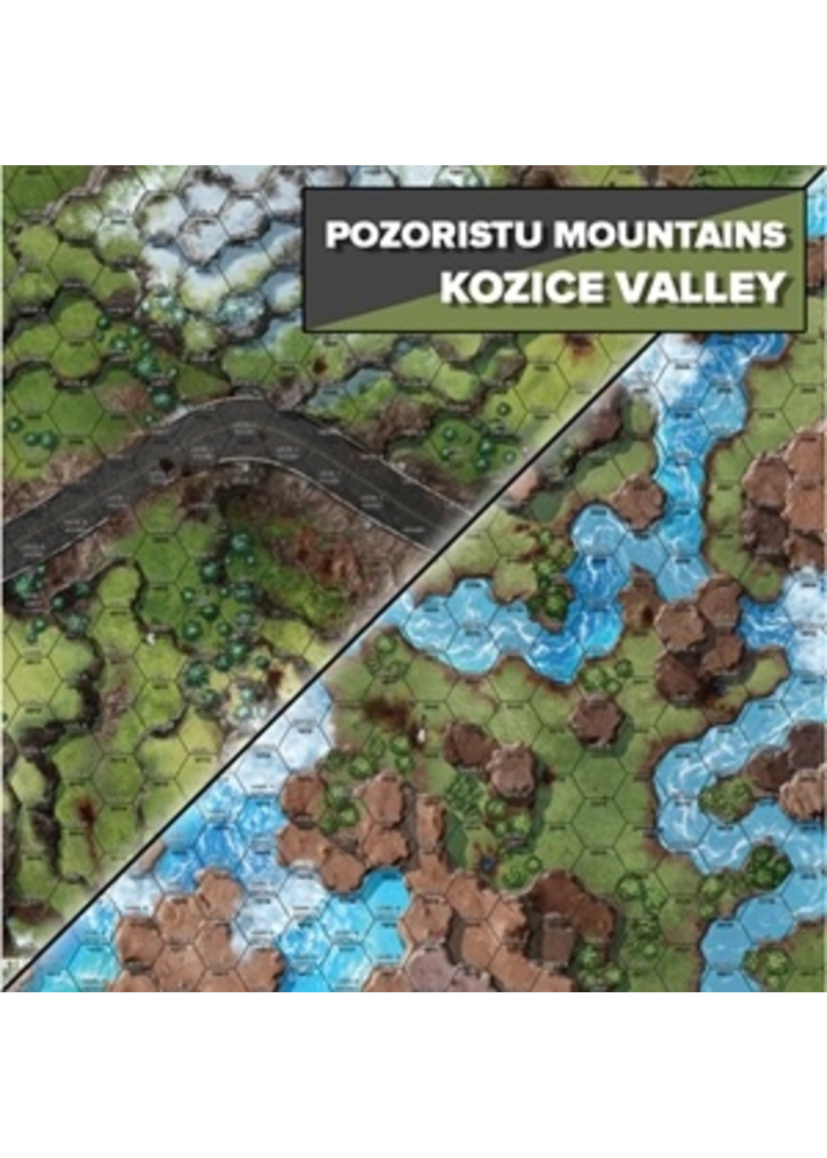 BattleTech: Battle Mat- Tukayyid- Pozoristu Mountains/Kozice Valley