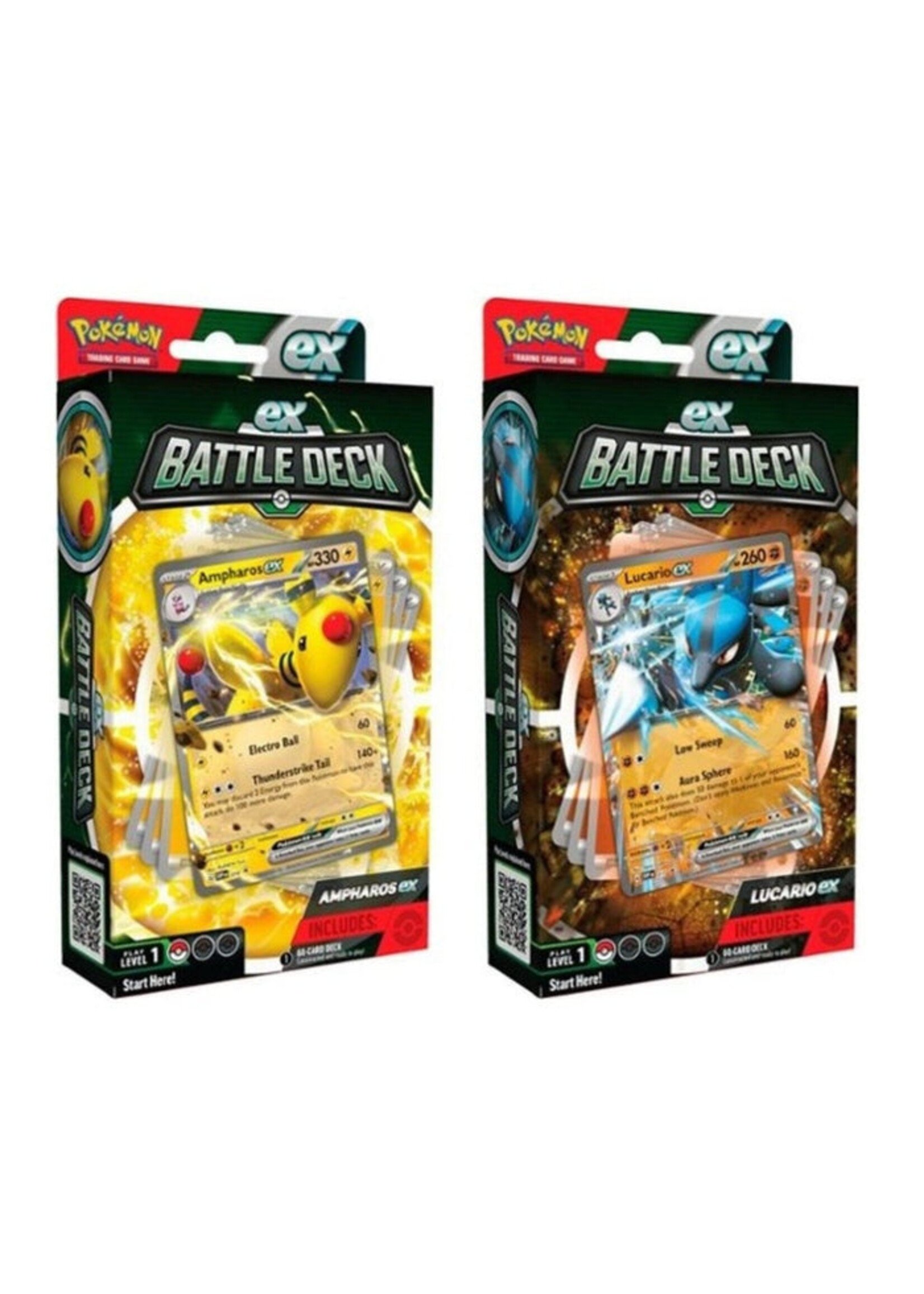 Pokemon TCG: Ex Battle Decks (Ampharos EX or Lucario EX)