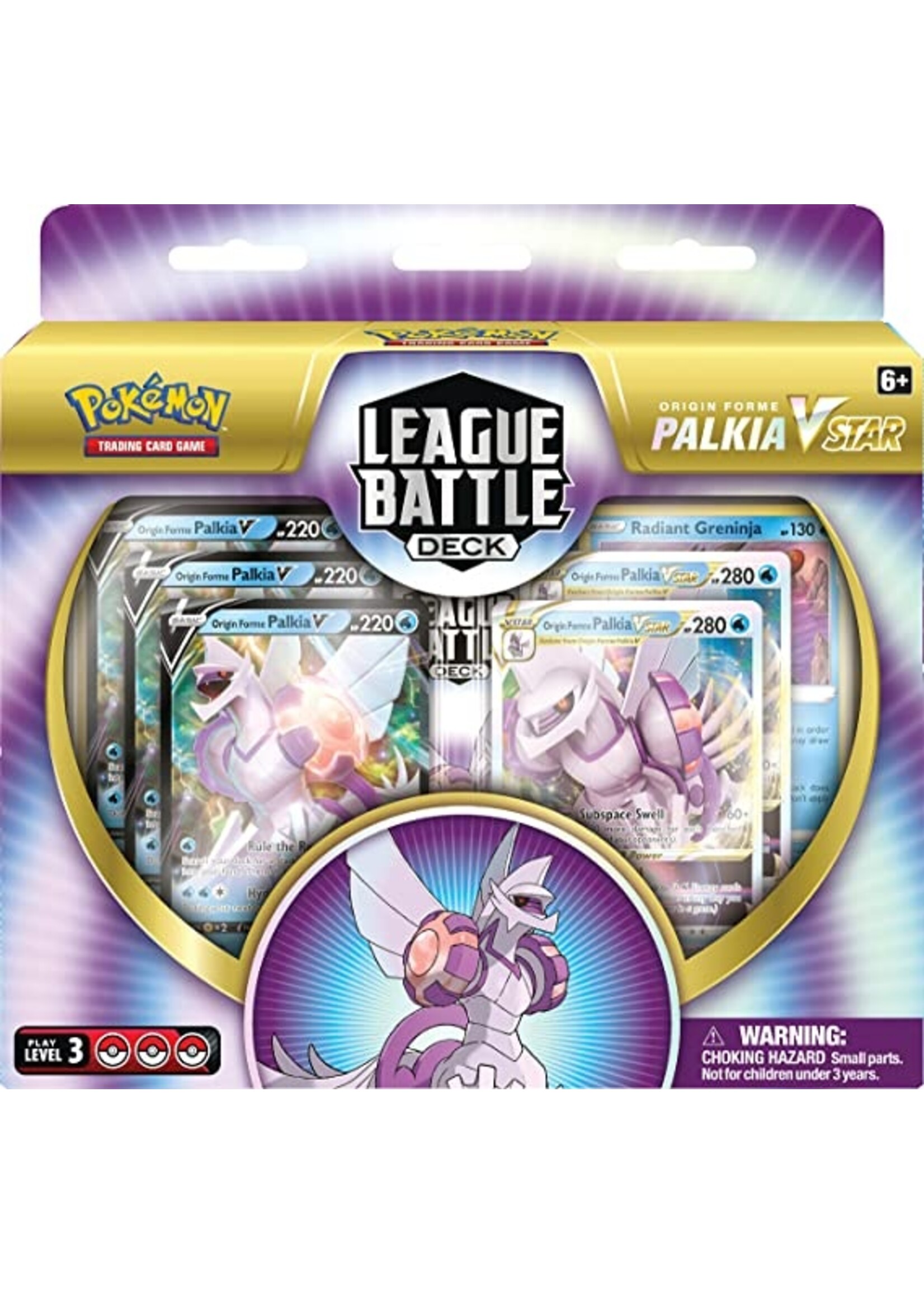 Deck List for Origin Forme Palkia VSTAR League Battle Deck