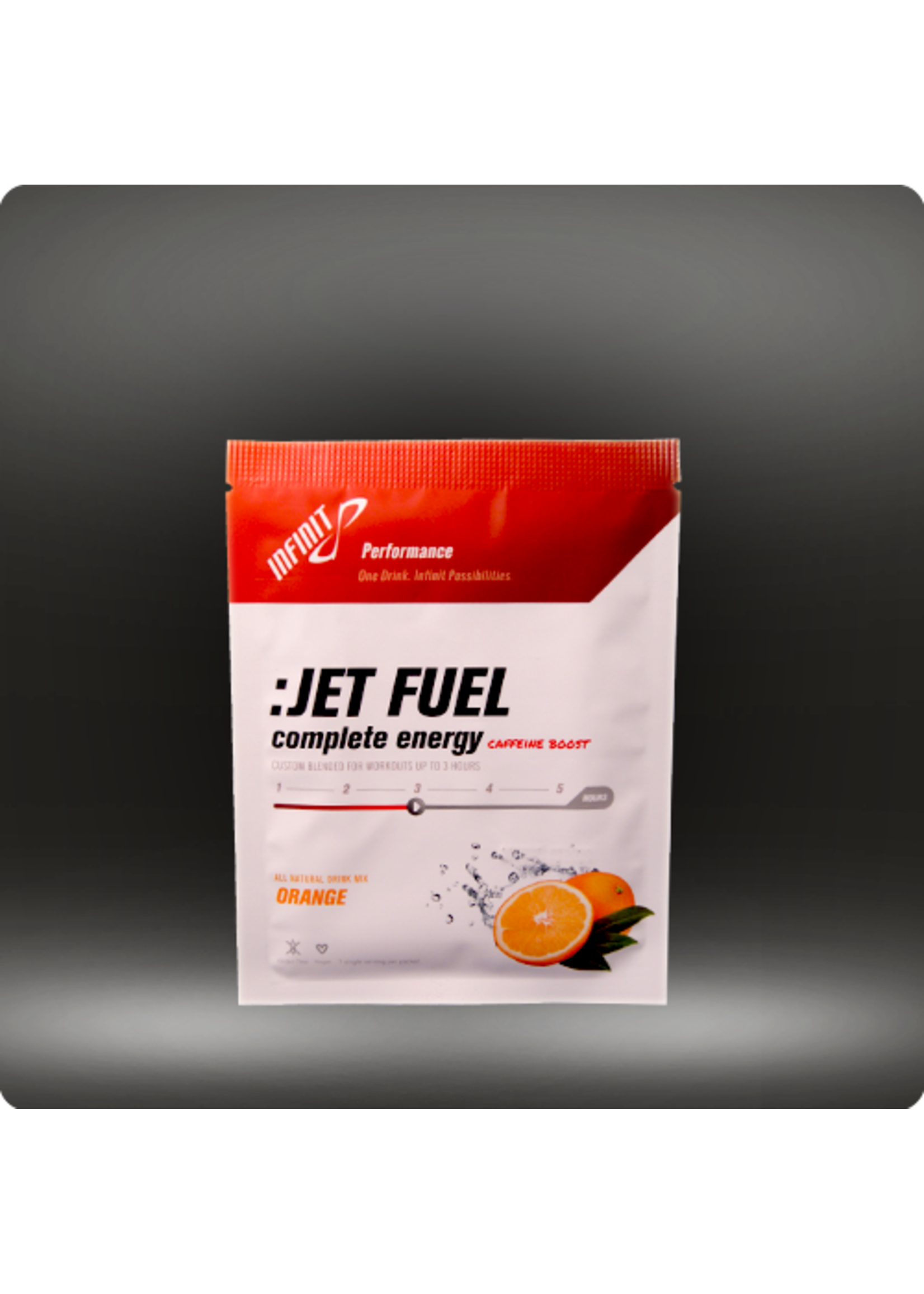 INFINIT NUTRITION LLC JET FUEL-single Orange 1