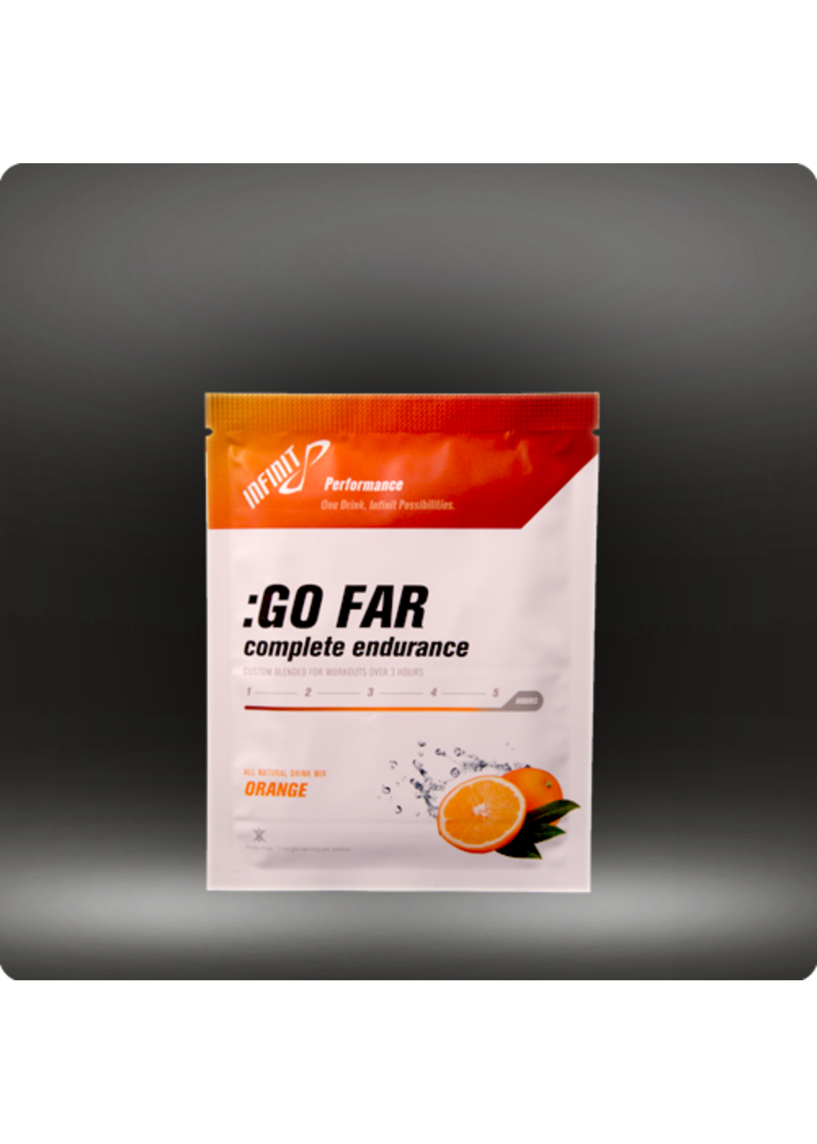 INFINIT NUTRITION LLC GO FAR-single Orange 1