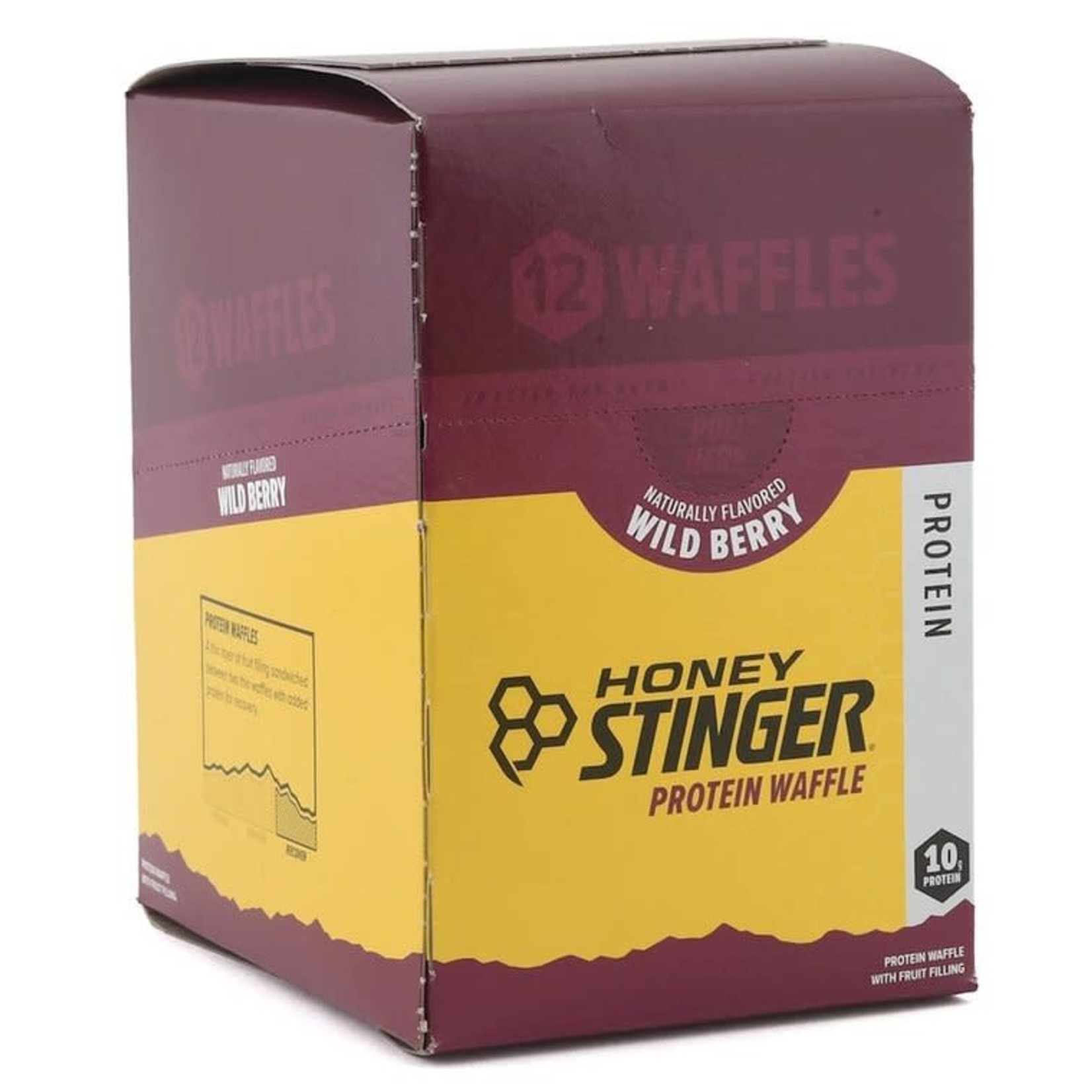 Honey Stinger Honey Stinger Protein Waffle: Wild Berry, Box of 12