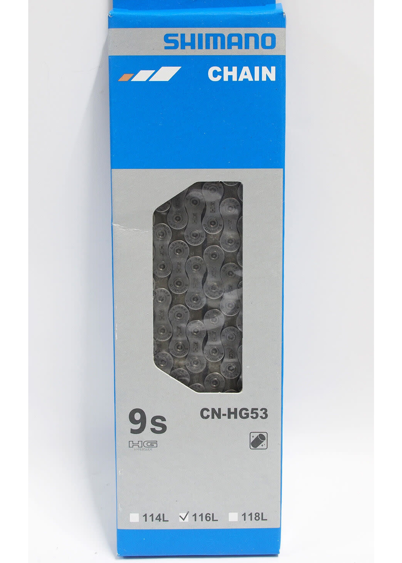 Shimano BICYCLE CHAIN CN-HG53,116 LINK W/AMPOULE END PIN X 1