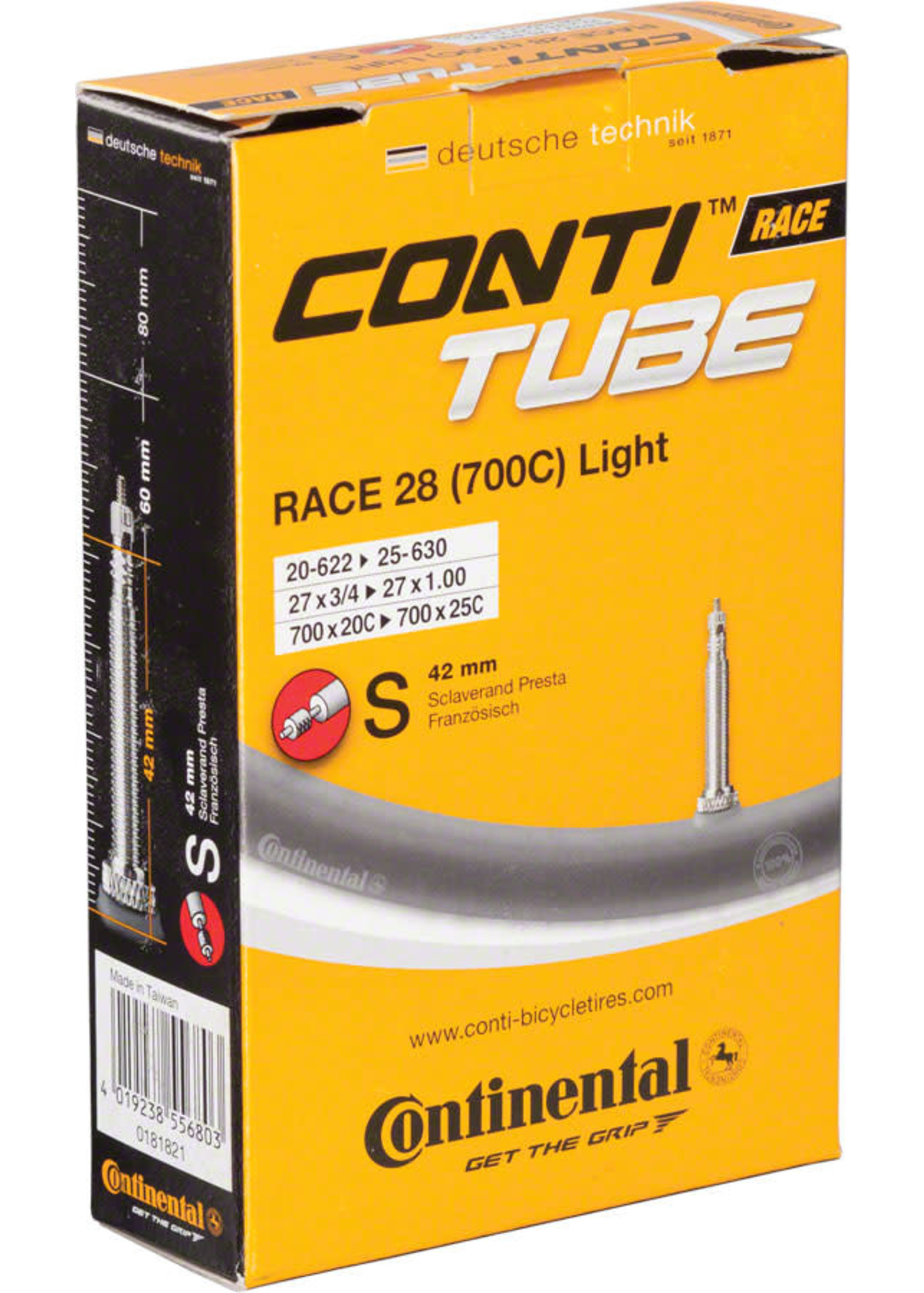 Continental Continental Light 700 x 20-25mm 42mm Presta Valve Tube