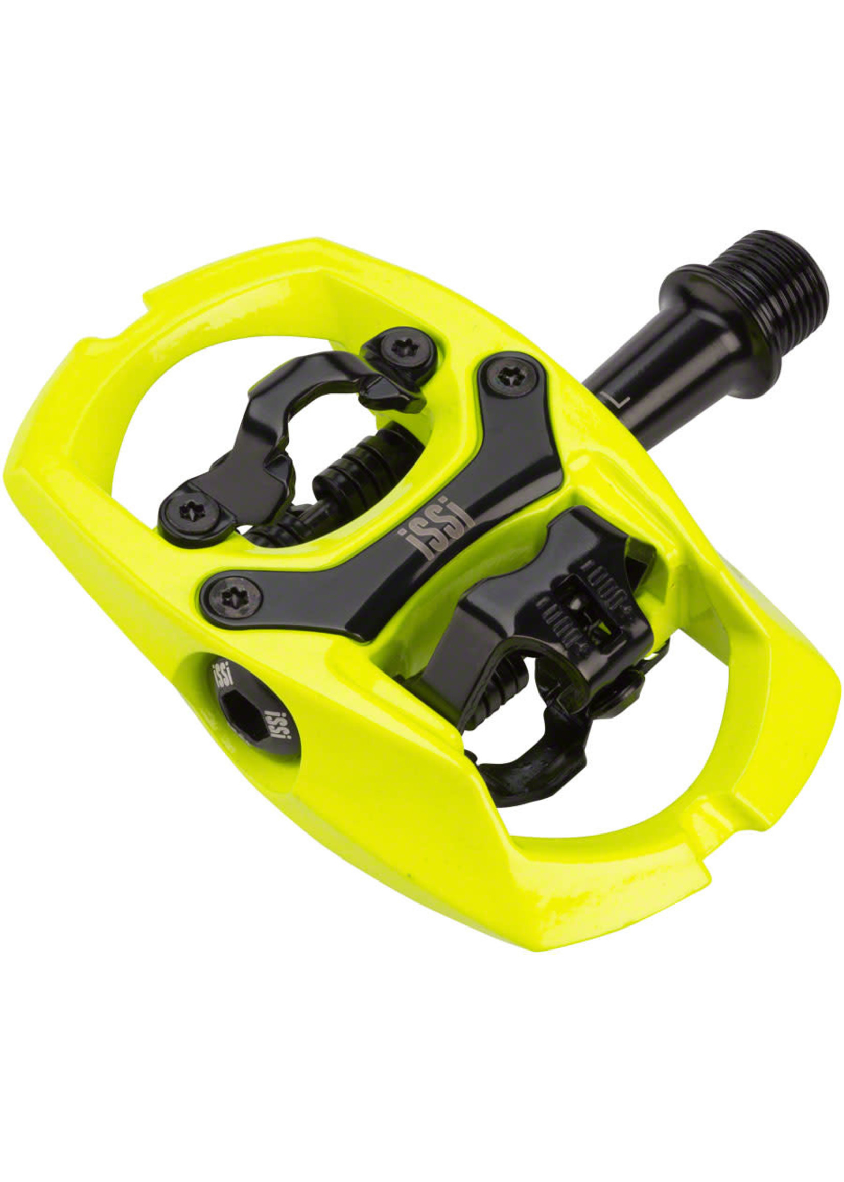 iSSi iSSi Trail II Pedals - Dual Sided Clipless with Platform, Aluminum, 9/16", Yellow