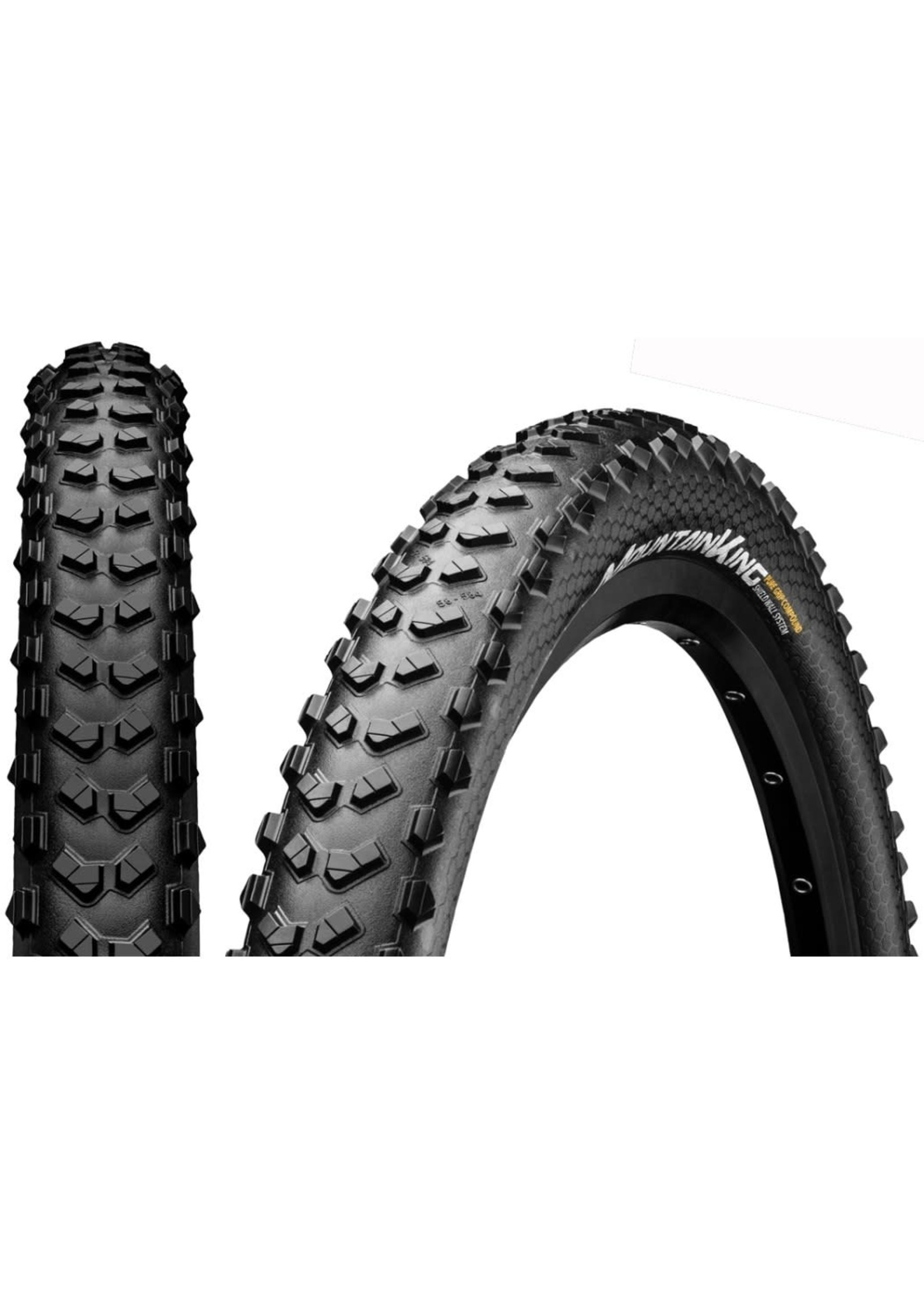 Continental XC/Enduro Tires Mountain King 29 x 2.3 ShieldWall Folding BW