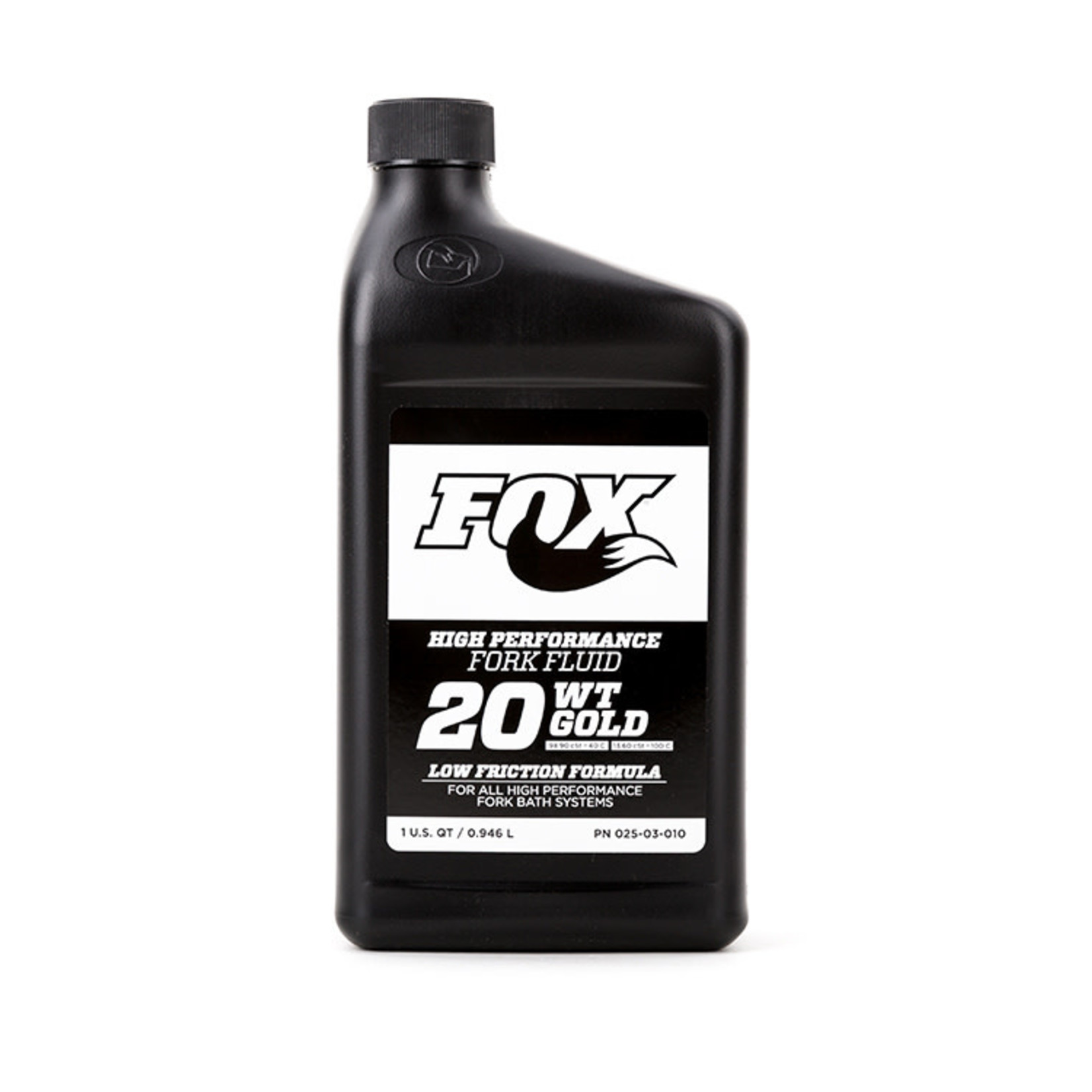 Fox Shox FOX Suspension Bath Oil, 20wt Gold, 32oz