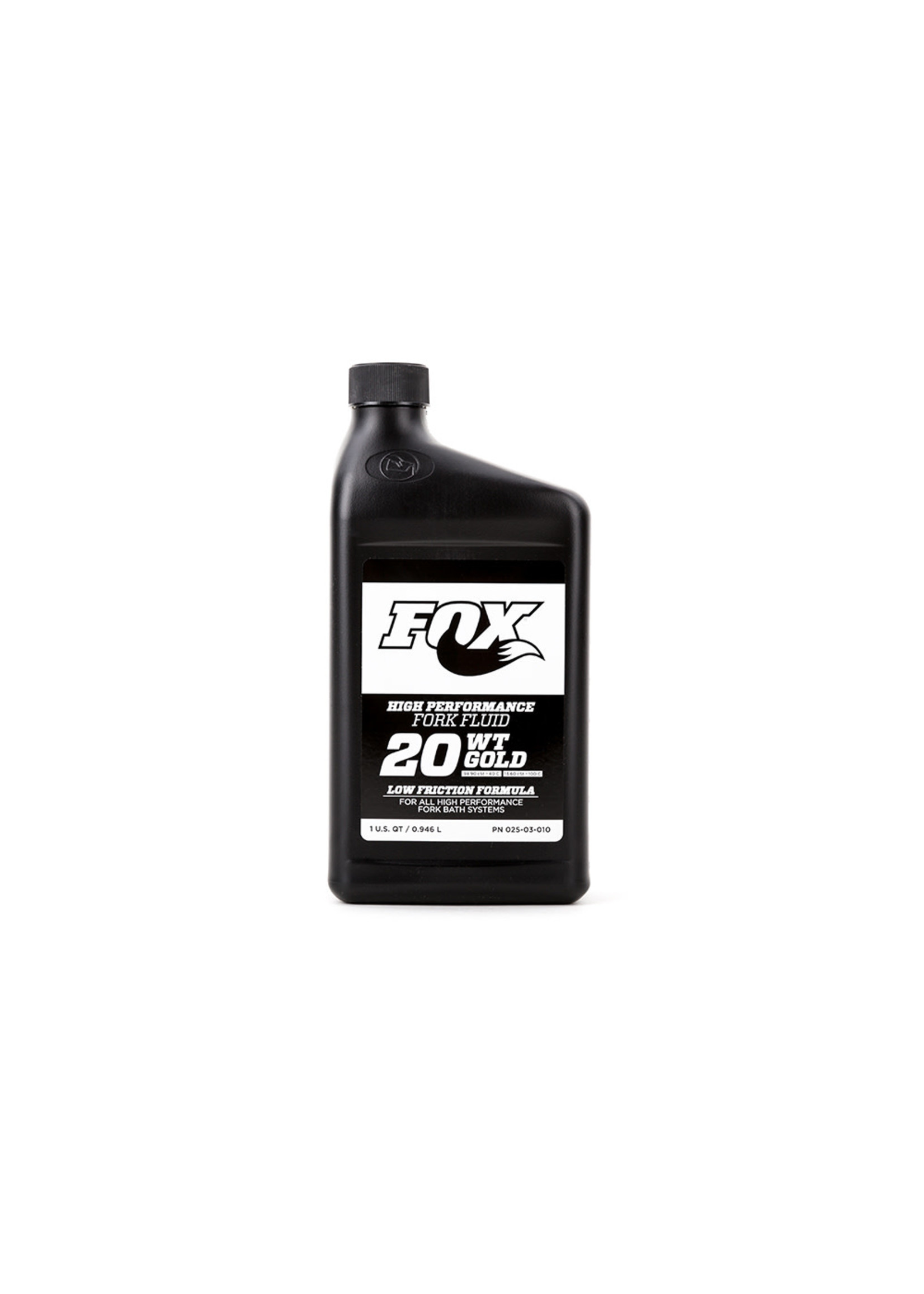 Fox Shox FOX Suspension Bath Oil, 20wt Gold, 32oz