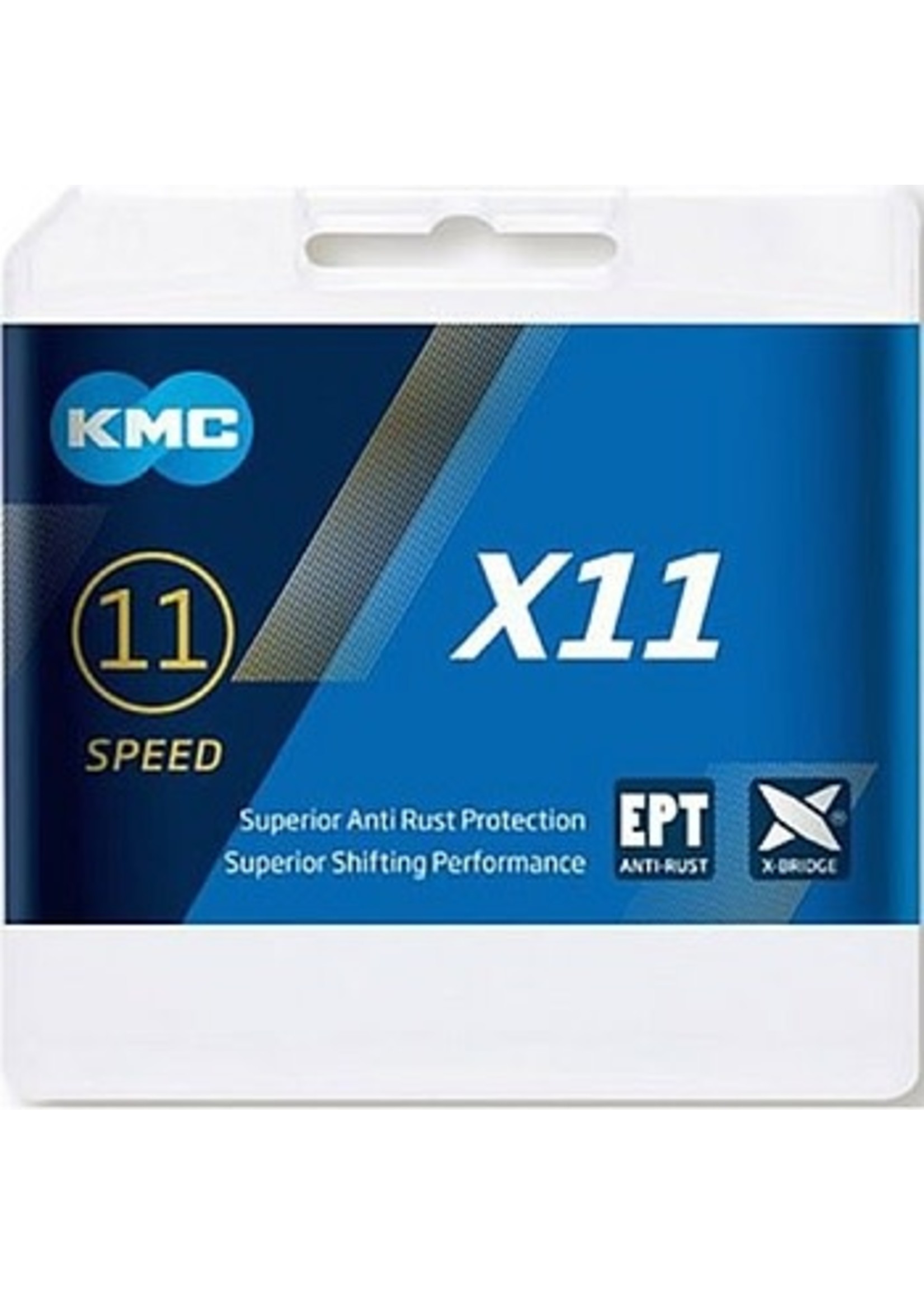 KMC KMC X11 EPT Chain - 11-Speed, 116 Links, Gray