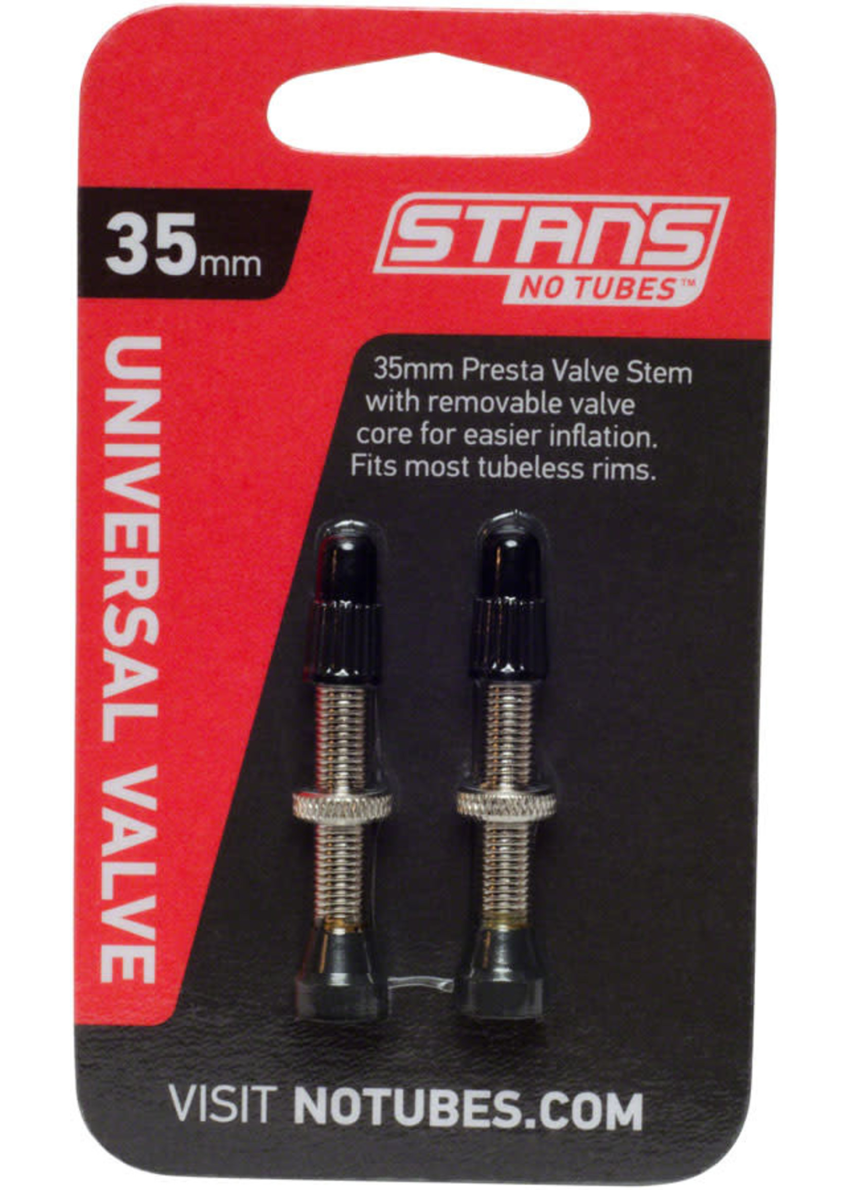 Stan's No Tubes Stan's NoTubes Brass Valve Stems - 35mm Pair