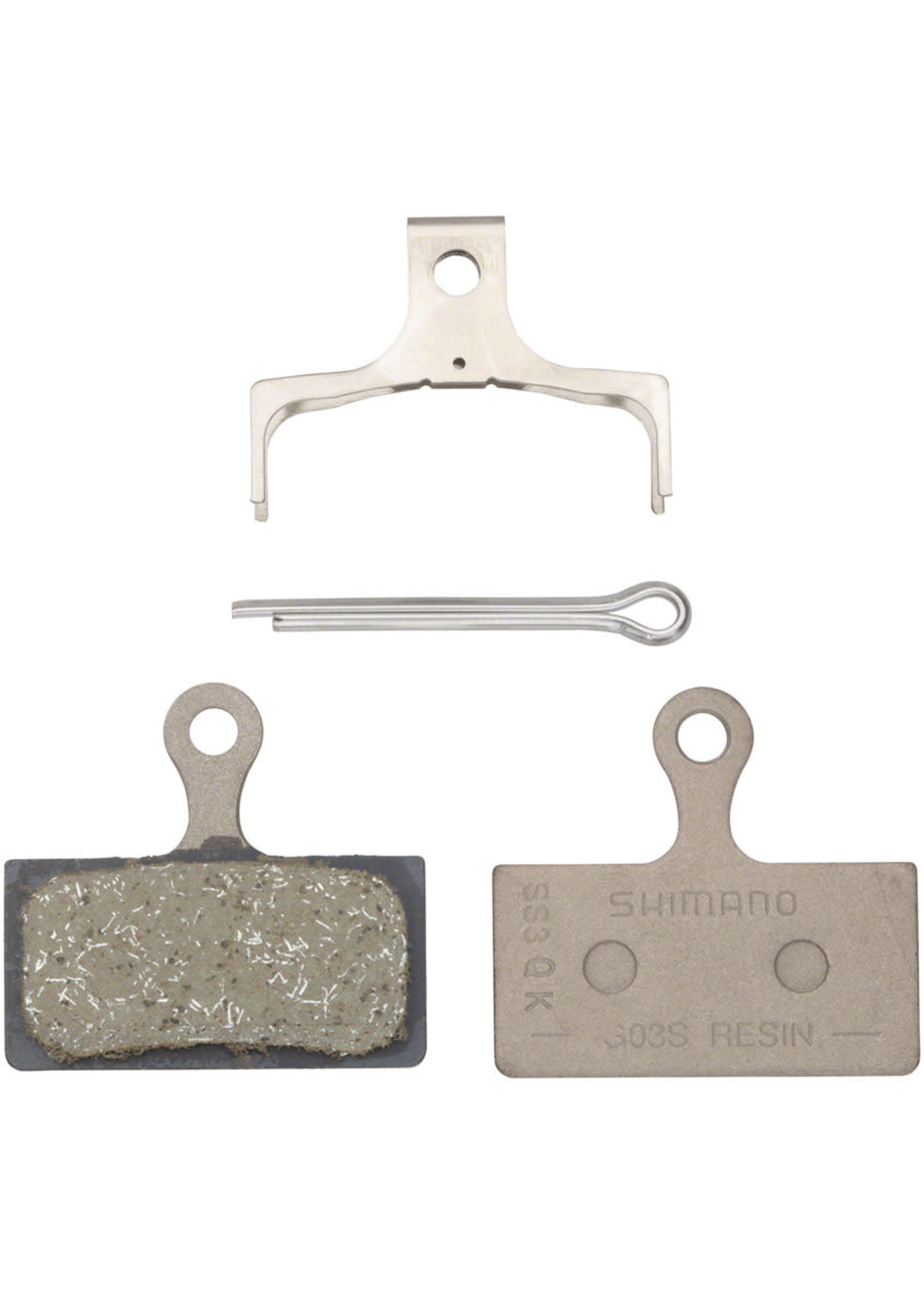 Shimano G03S Disc Brake Pads - Resin Steel Backed Fits XTR BR-M9000 and Deore  XT BR-M8100 - Bicycle House