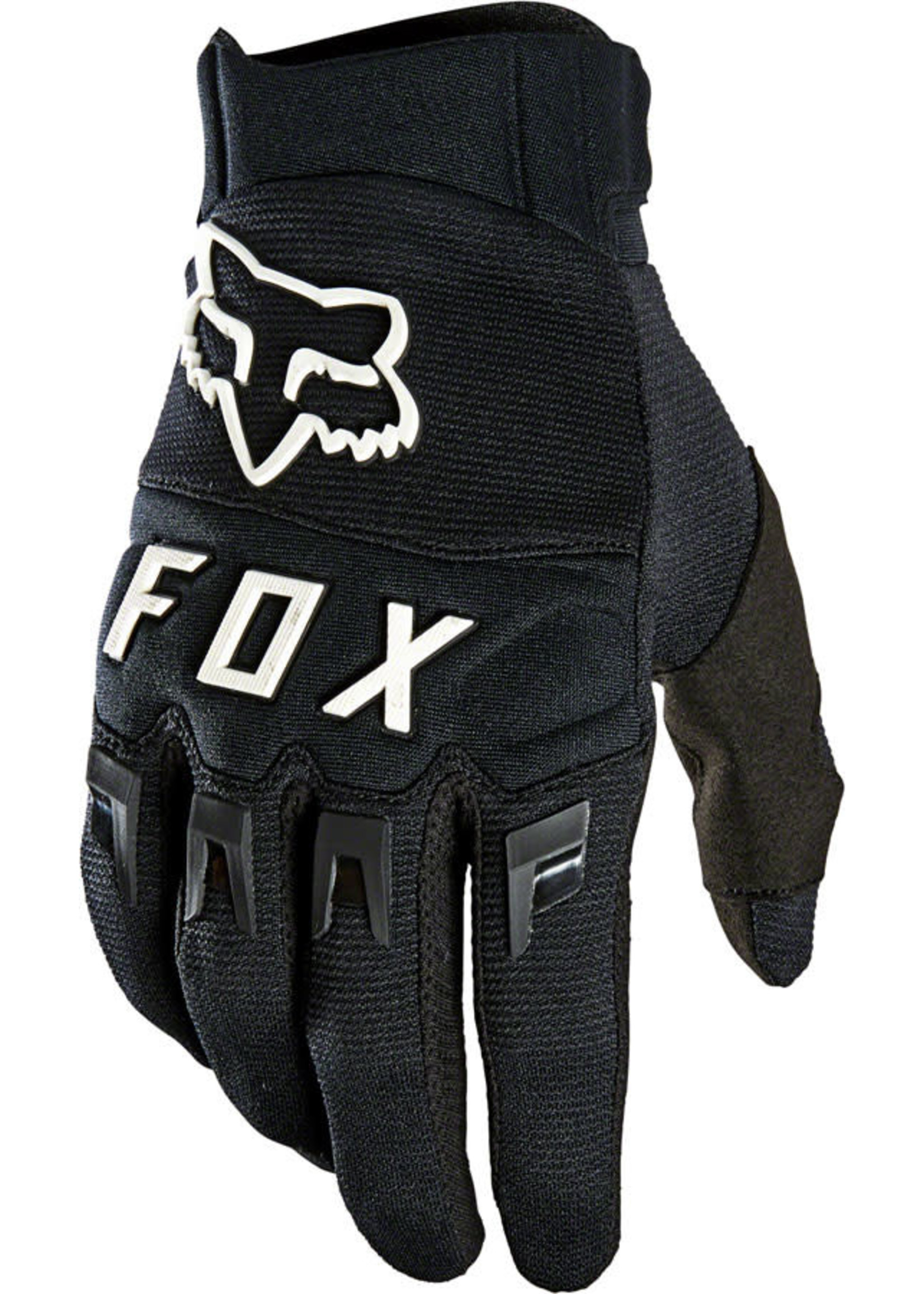 FOX Fox Racing Dirtpaw Gloves - Black/White, Full Finger, Men's