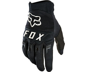 Fox Racing Dirtpaw Gloves Black White