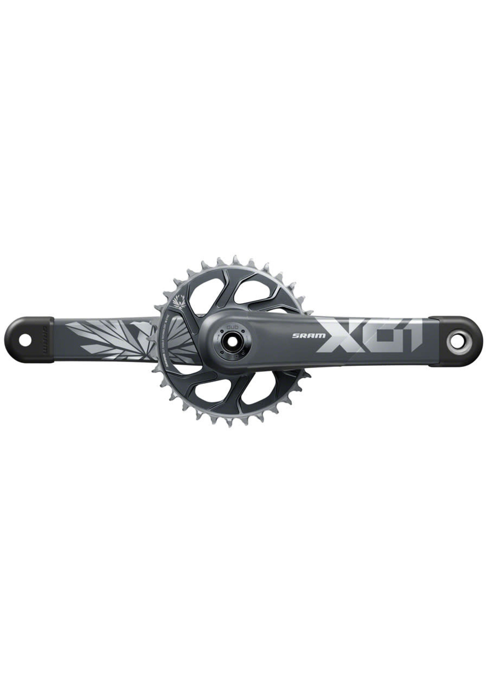 sram SRAM X01 Eagle Boost Crankset - 175mm, 12-Speed, 32t, Direct Mount, DUB Spindle Interface, Lunar/Polar, C2