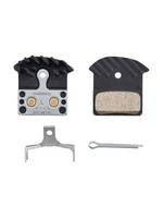 Shimano Shimano J04C-MF Disc Brake Pads and Springs - Metal Compound, Finned Alloy and Stainless Steel Back Plate, One Pair