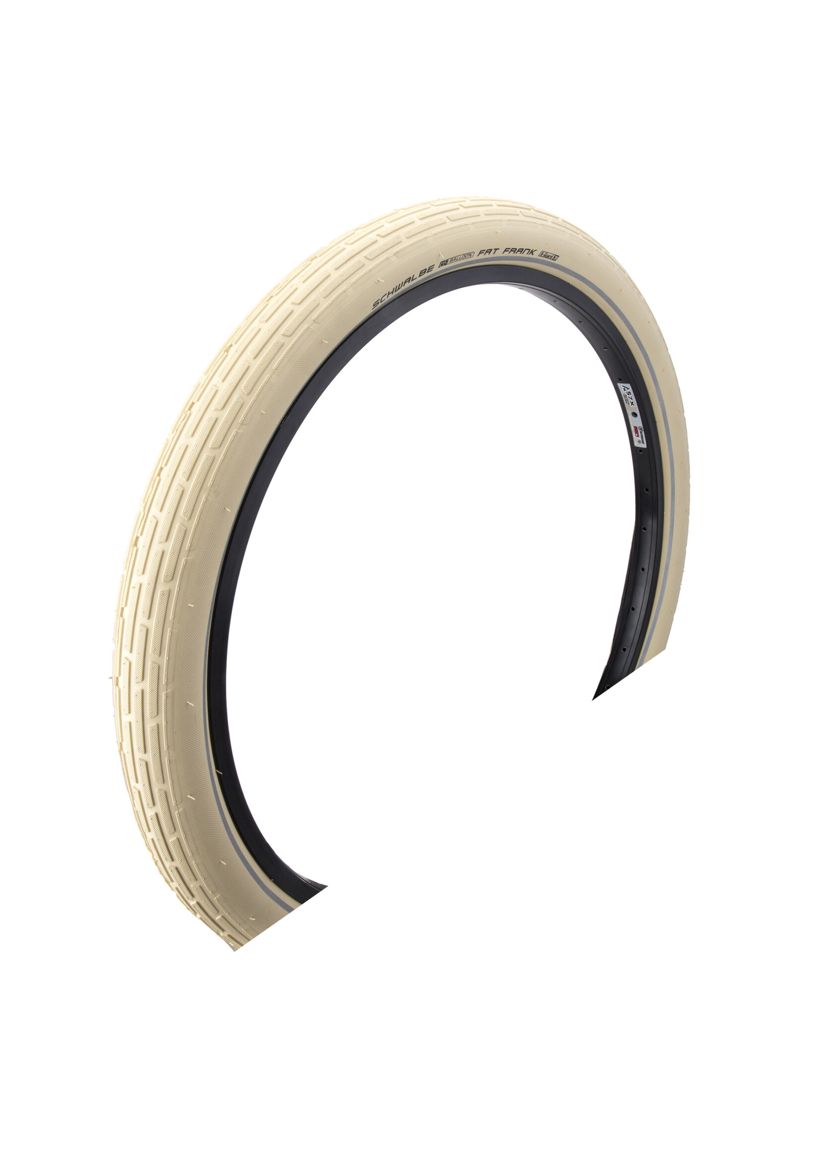 SE BIKES Cub 26x2.0 Tire, Blue/Tan Sidewall, Wire Bead – 27 TPI, MPC Compound