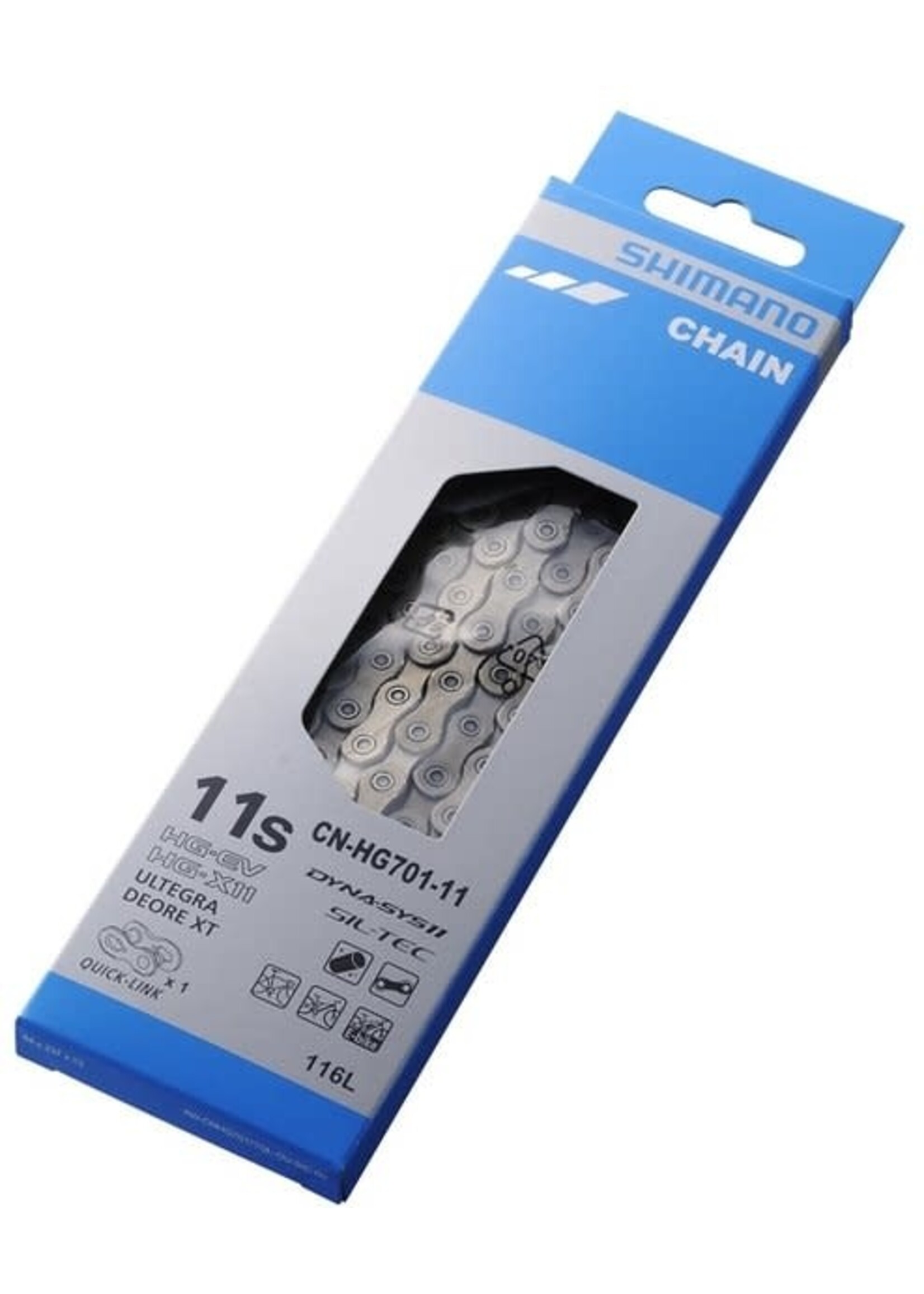 Shimano Shimano CN-HG701-11 Chain - 11-Speed, 126 Links, Gray