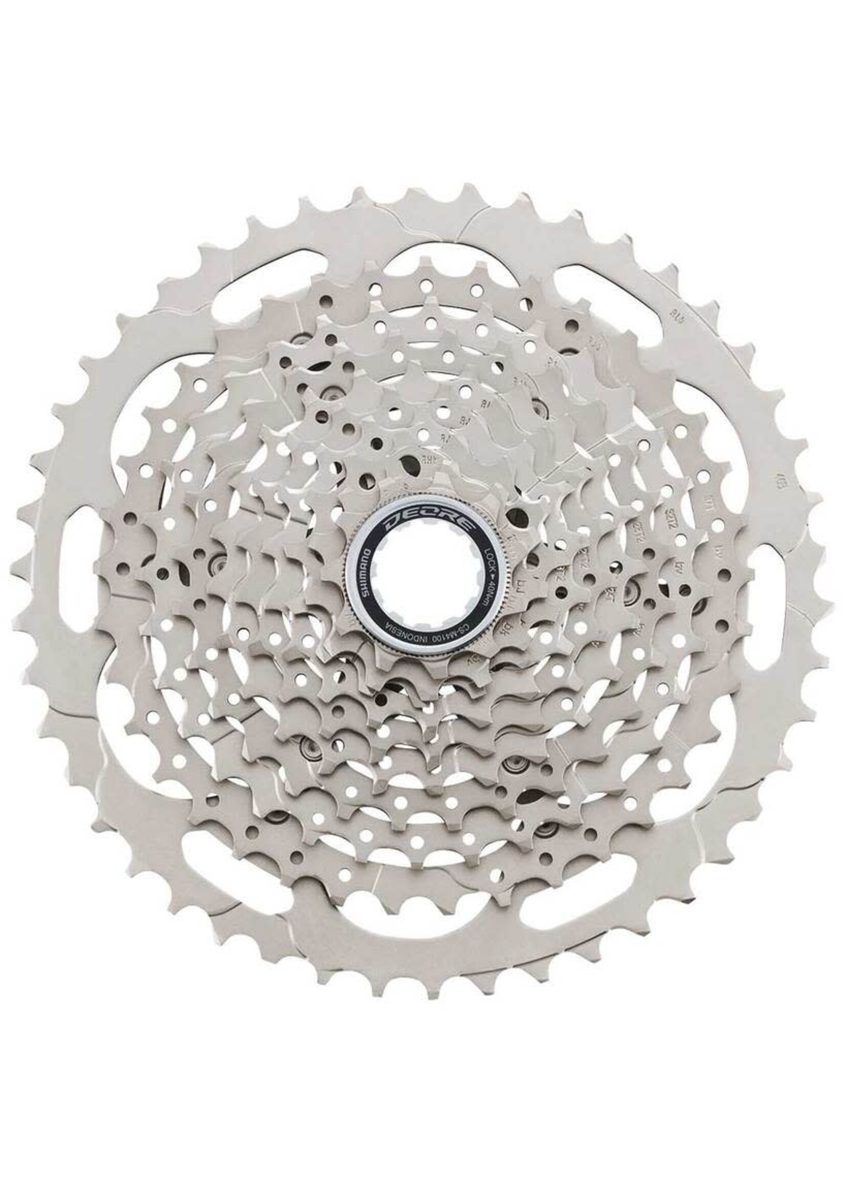 Shimano CASSETTE SPROCKET, CS-M4100, 11-46T, DEORE, 10-SPEED, 11-13-15-18-21-24-28-32-37-46T