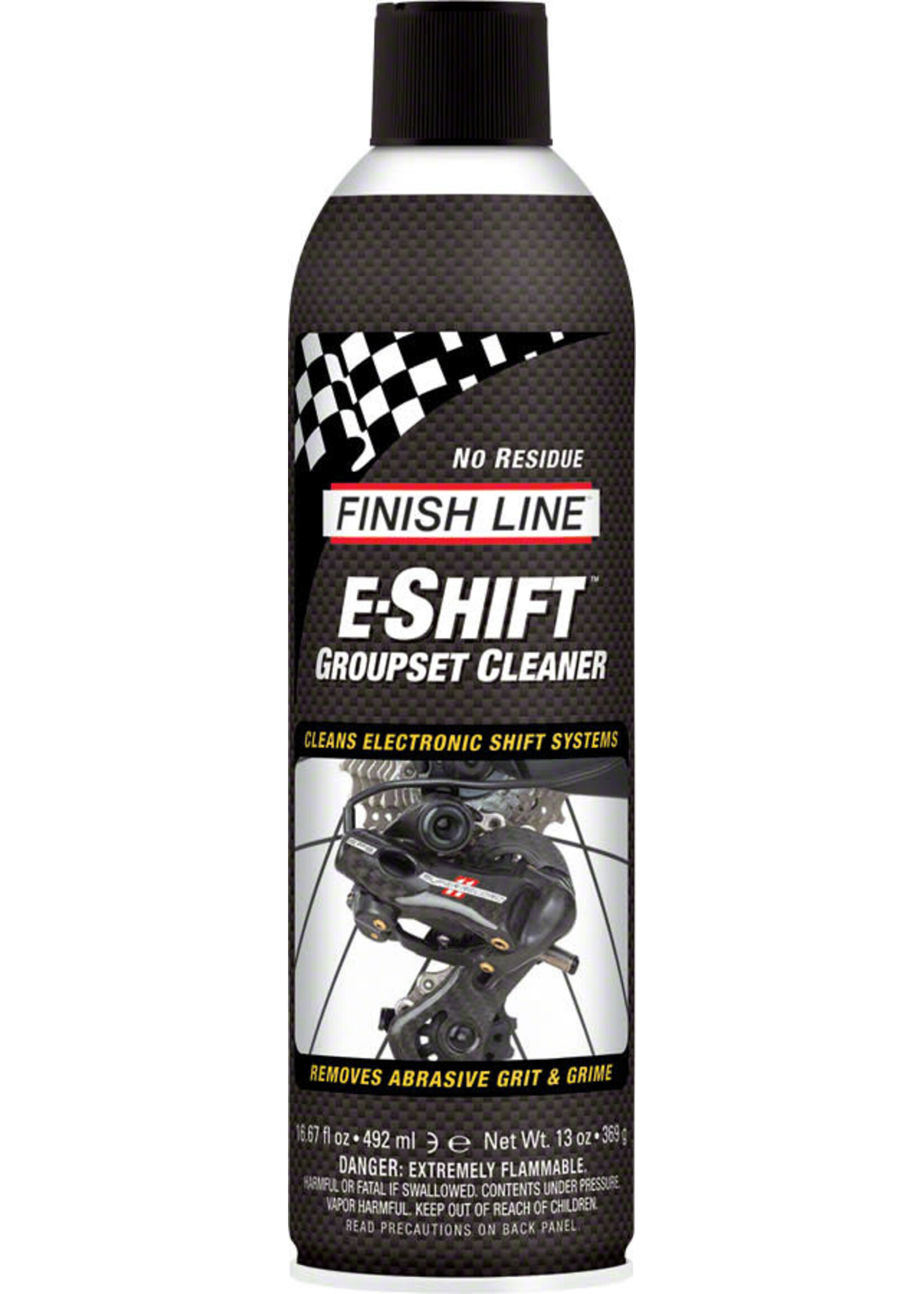 FINISH LINE Finish Line E-Shift Cleaner Electronic Groupset Cleaner, 16oz Aerosol