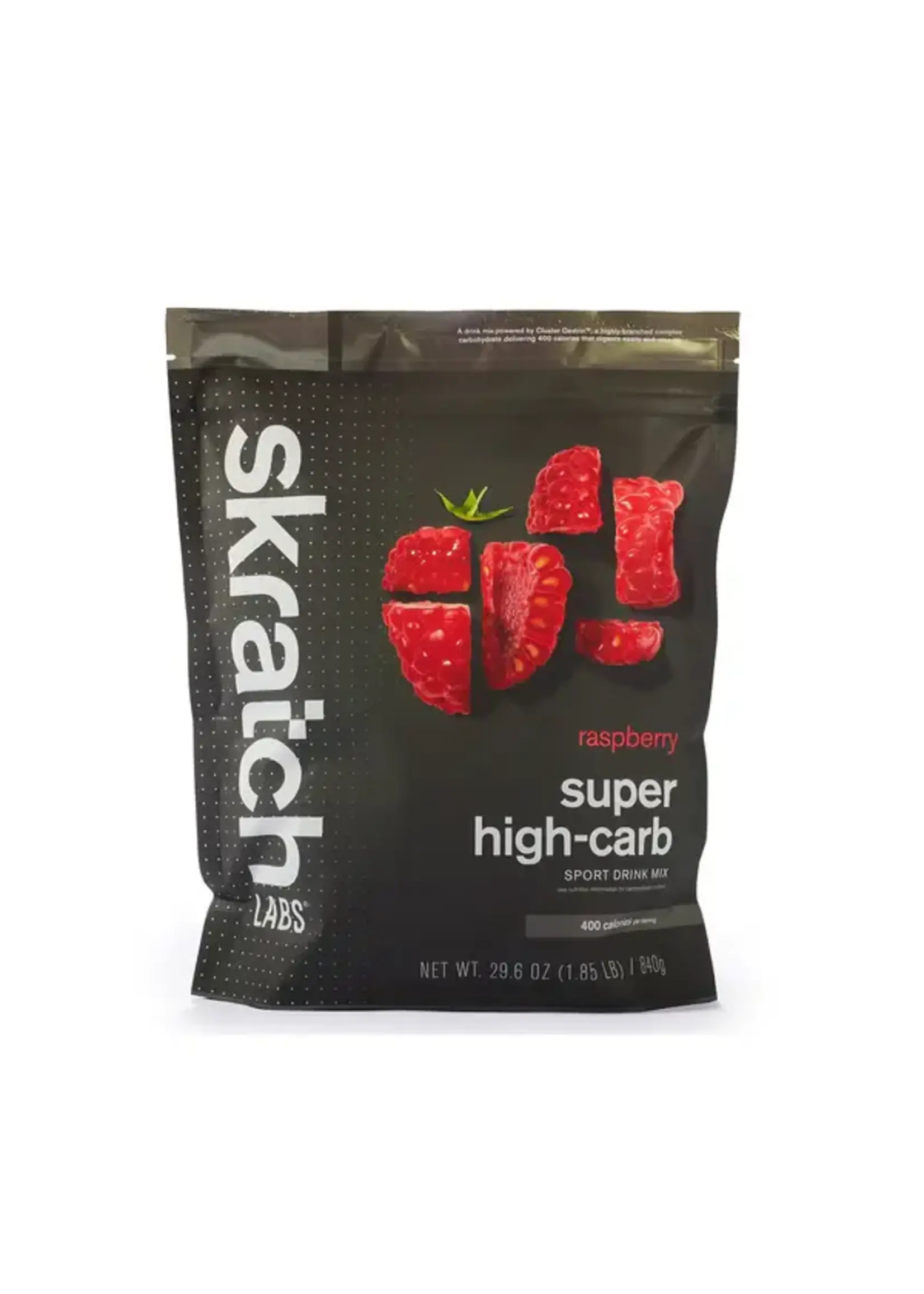 Skratch Labs Super High-Carb Sport Drink Mix, Raspberry, 840g, 8-Serving Resealable Pouch