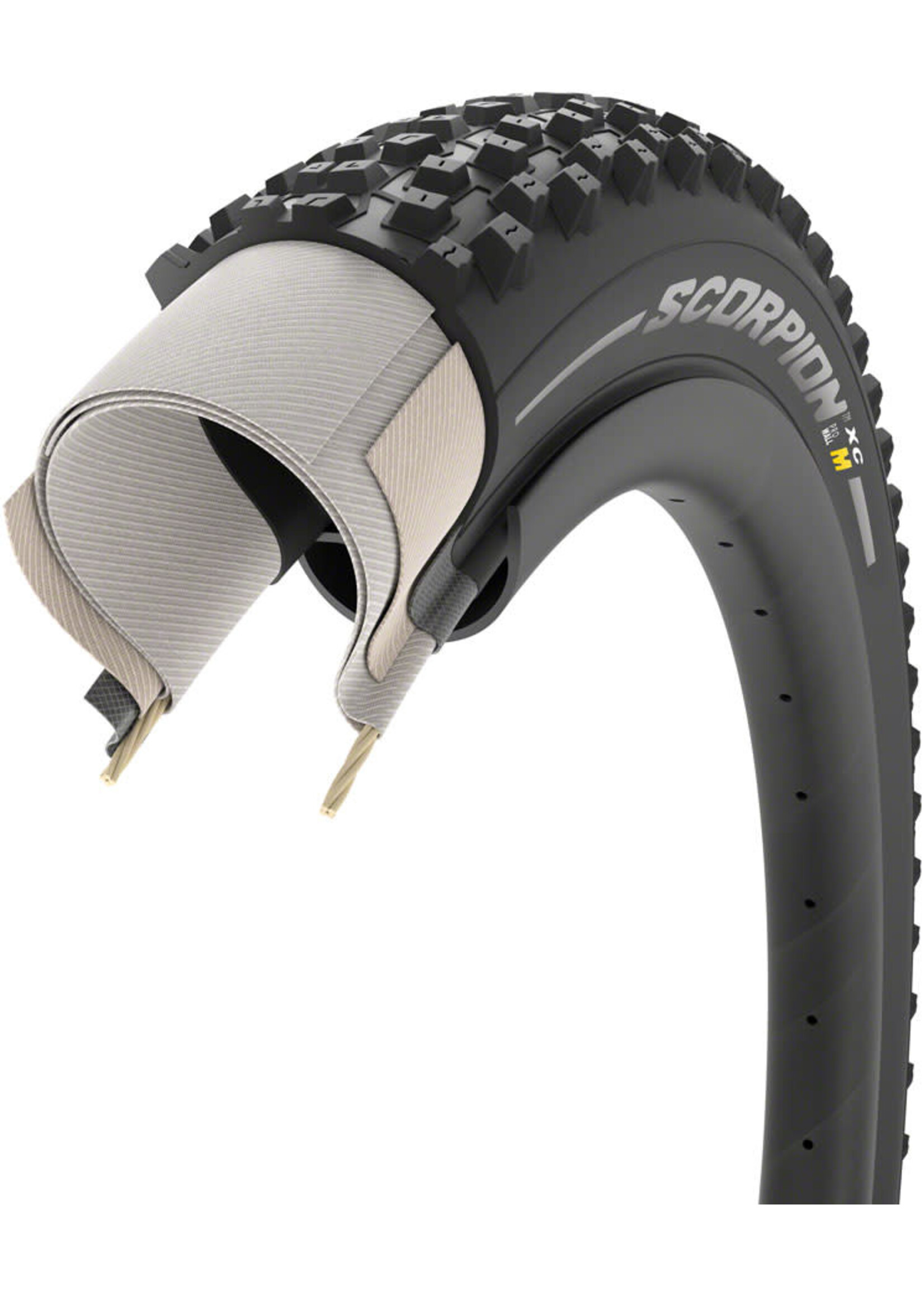 Pirelli Pirelli Scorpion XC M Tire - 29 x 2.2, Tubeless, Folding, Black