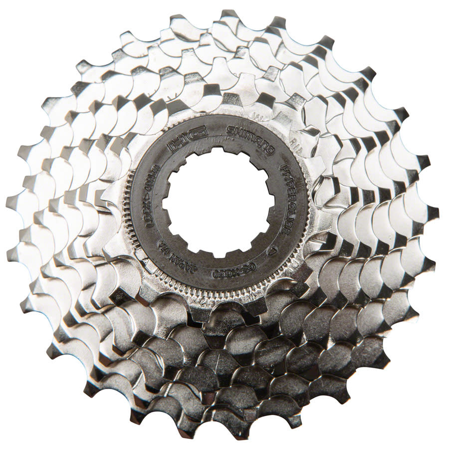パーツ Shimano Claris Shimano Claris CS-HG50 Cassette - 8 Speed, 12-25t, Silver