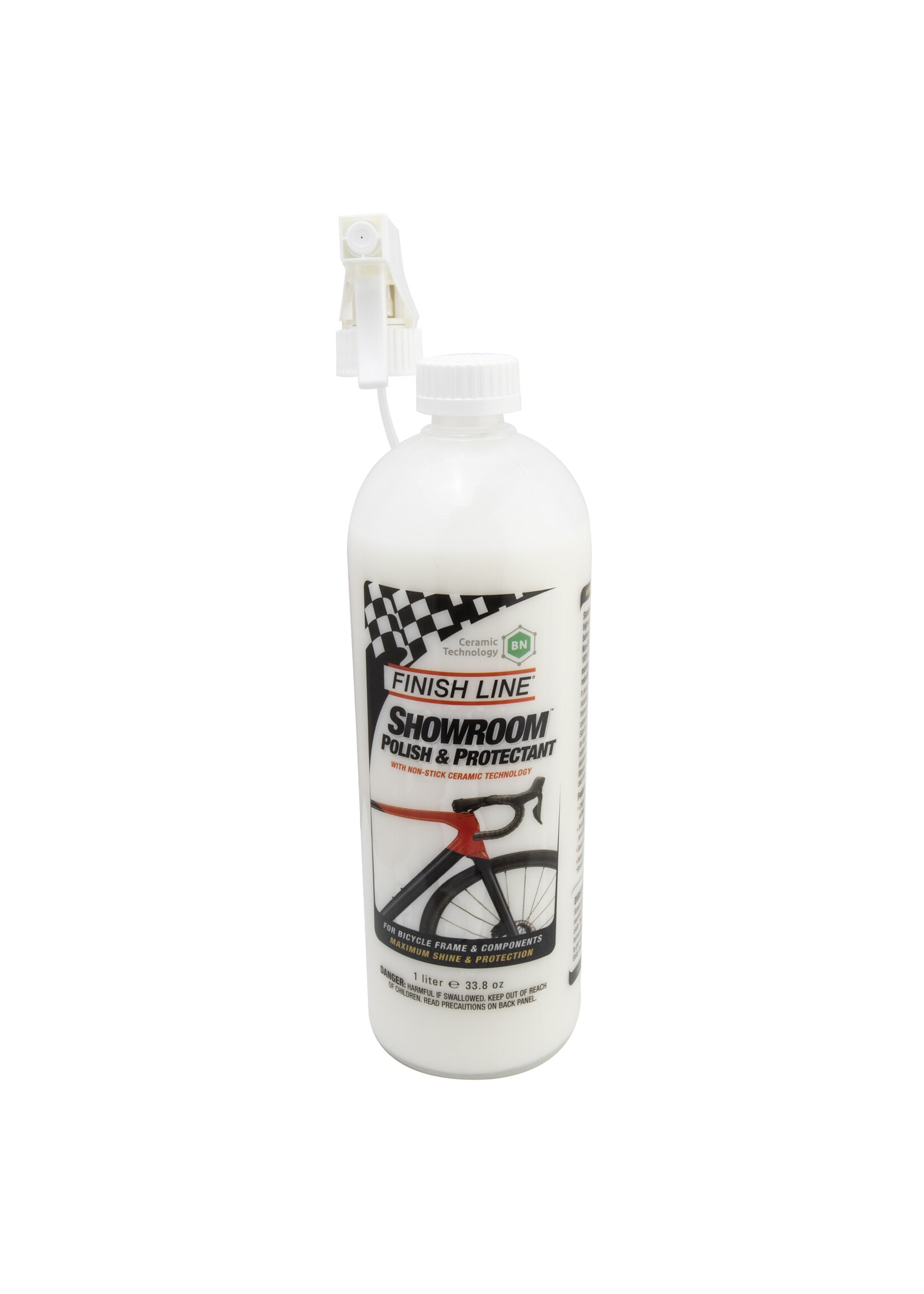 FINISH LINE CLEANER F-L POLISH CT 32oz 1L SHOWROOM w/PUMP SPRAYER