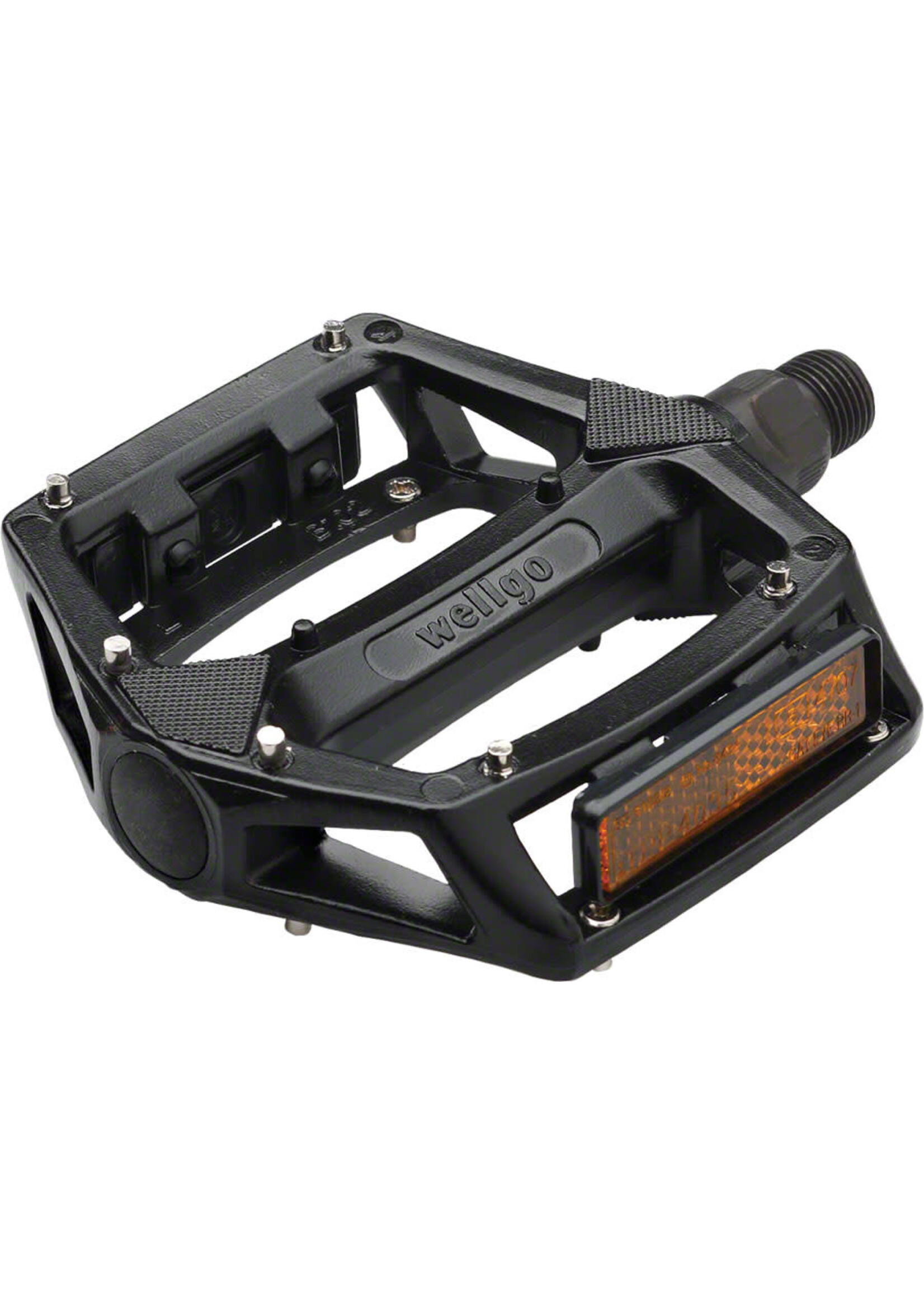 Wellgo Wellgo B102 Pedals - Platform, Aluminum, 1/2", Black