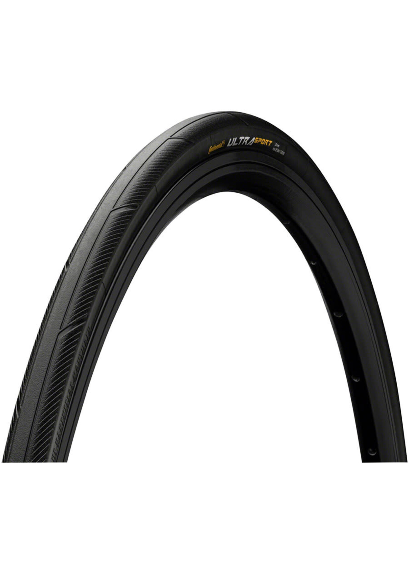 Continental Continental Ultra Sport III Tire - 700 x 28, Clincher, Folding, Black, PureGrip, Performance, E25