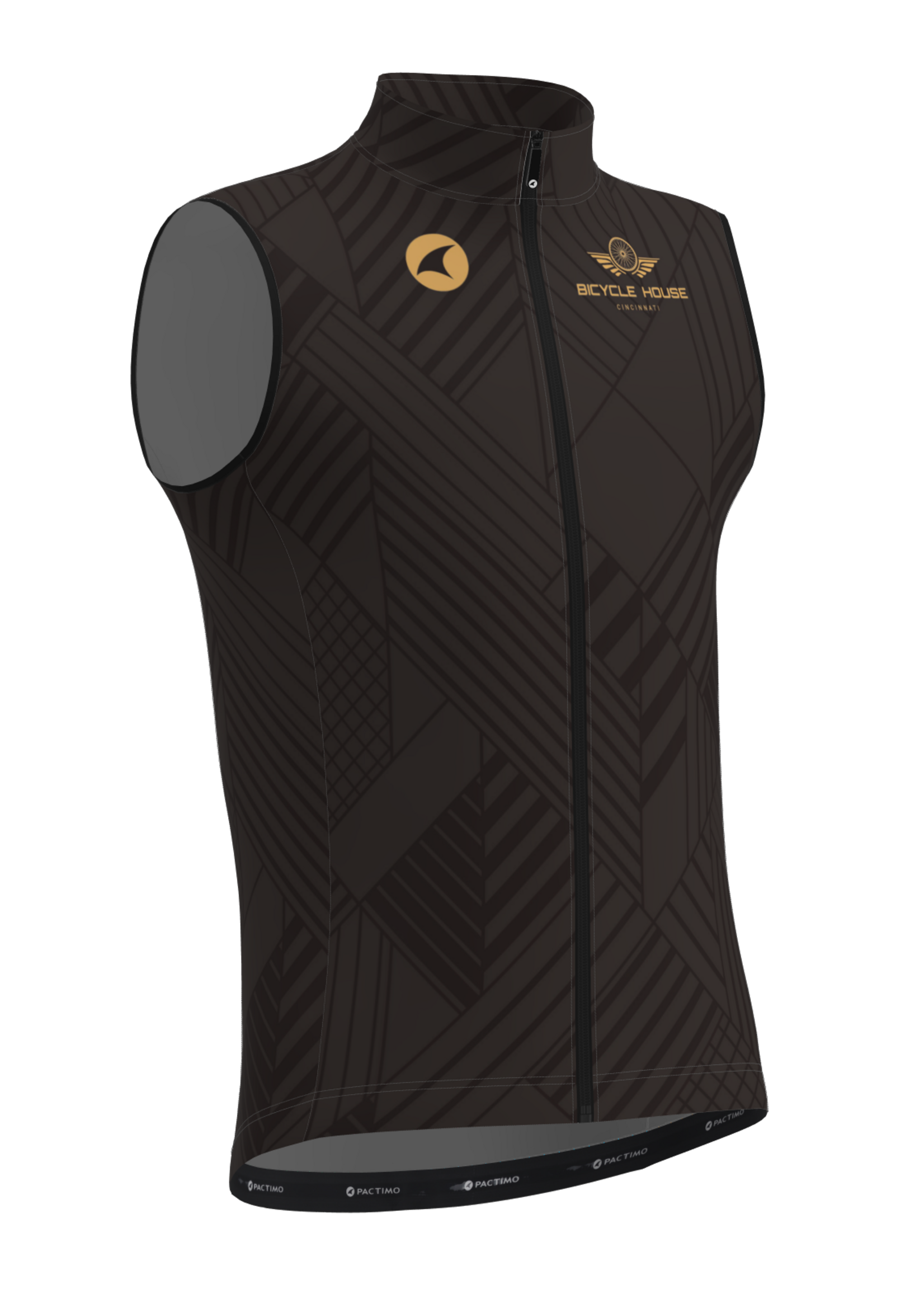 Pactimo Bicycle House Divide Wind Vest Black
