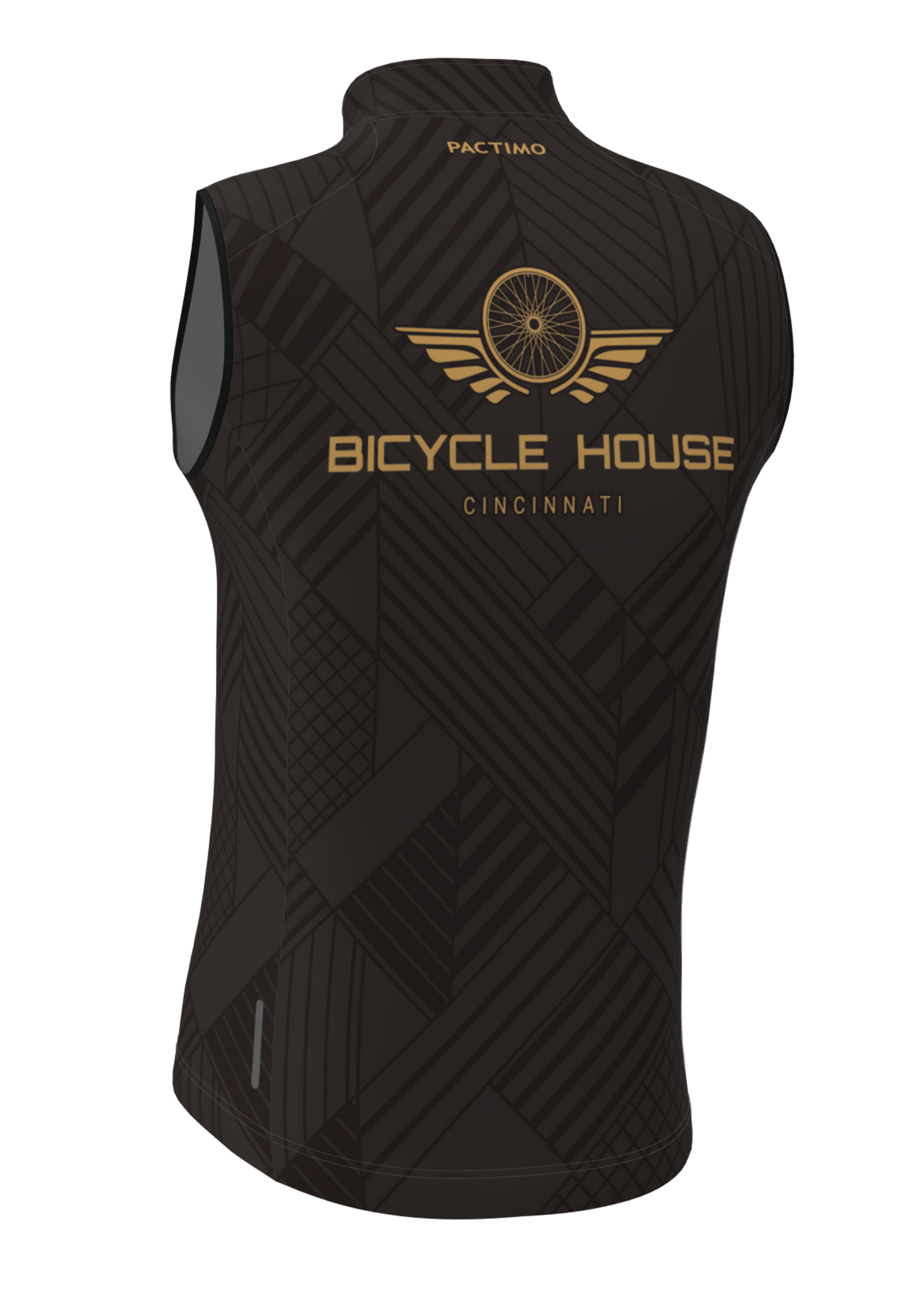 Pactimo Bicycle House Divide Wind Vest Black