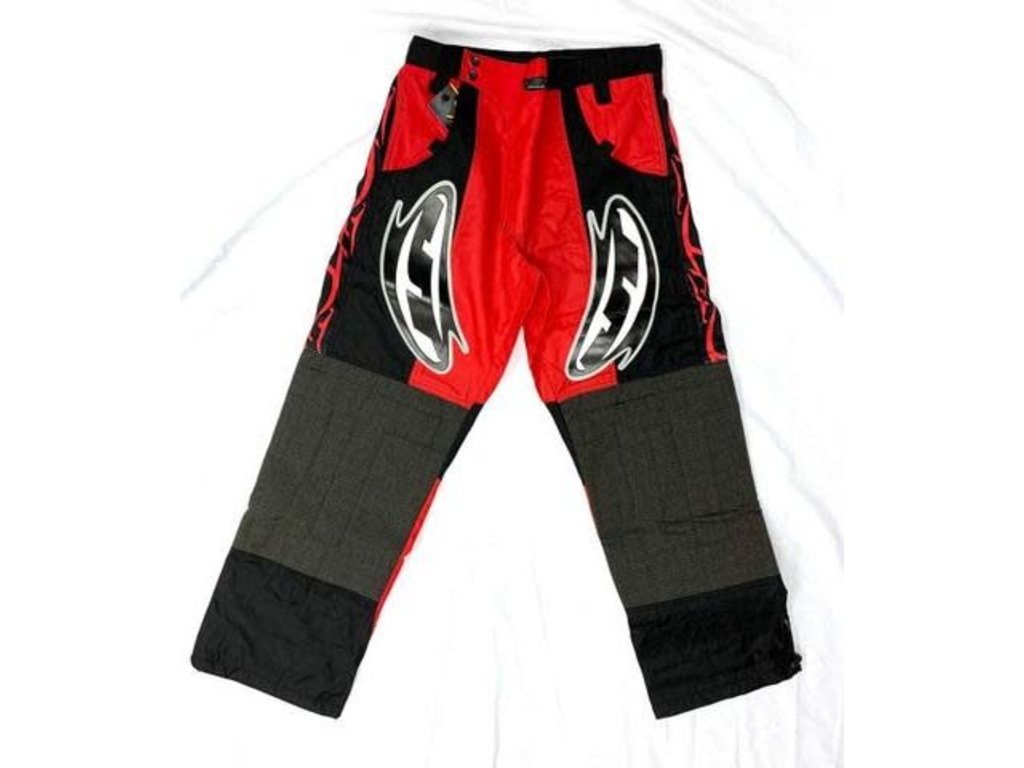 red paintball pants