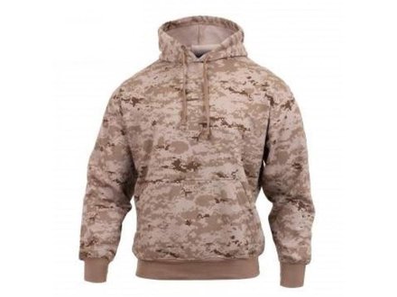 Rothco Hooded Sweatshirt Desert Digital