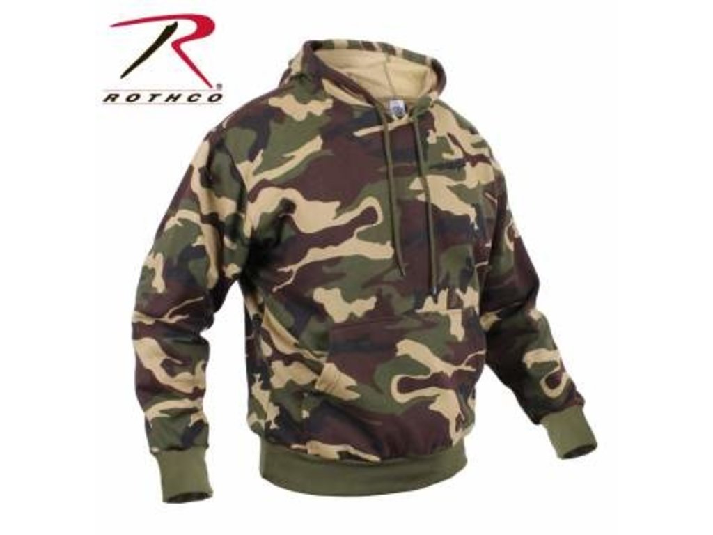 Rothco Hooded Sweatshirt Woodland