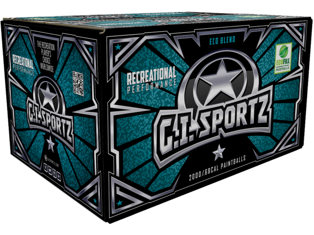 GI Sportz GI Sportz 68 Caliber 1 Star Paintballs 2000 count
