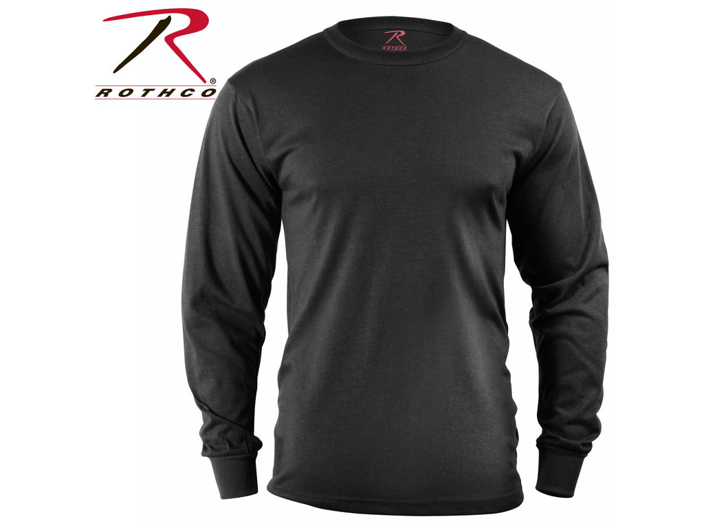 Rothco Long Sleeve T-Shirt Black