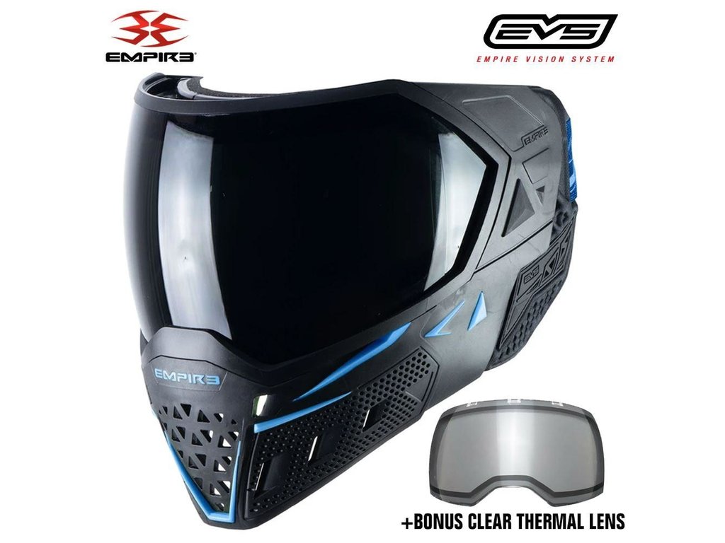 Empire Empire EVS Goggles Black/ Navy Blue - Thermal Ninja/ Thermal Clear