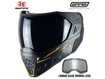 Empire Empire EVS Goggles Black/ Gold - Thermal Ninja/ Thermal Clear Empire Empire EVS Goggles Black/ Gold - Thermal Ninja/ Thermal Clear