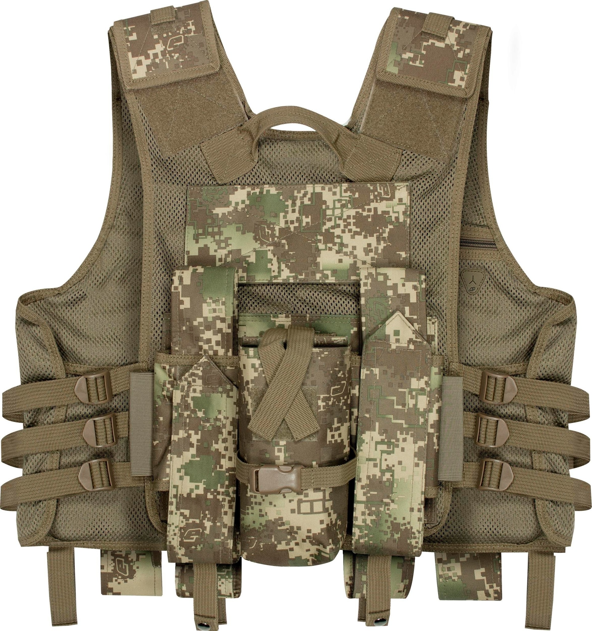 Paintball Tactical Vest 6+1 Tiger Stripe Camo 