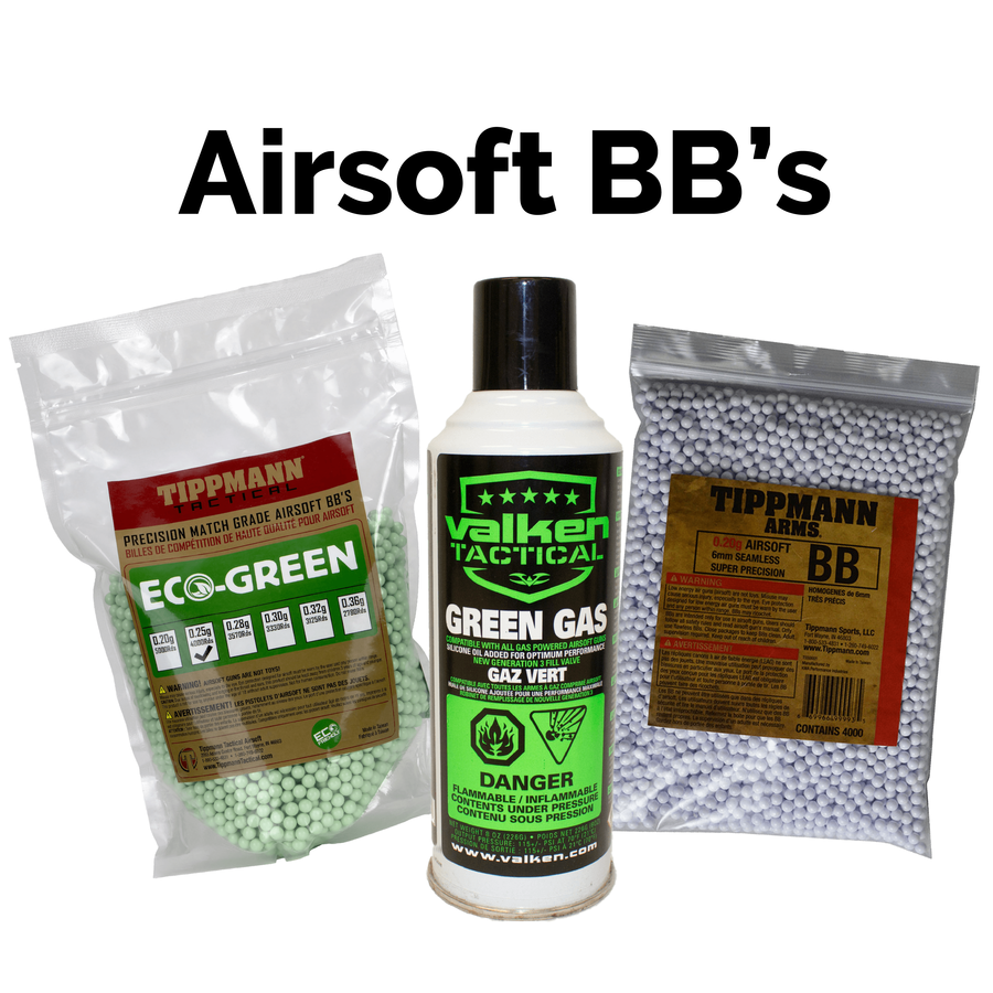 Airsoft BBs & Gas