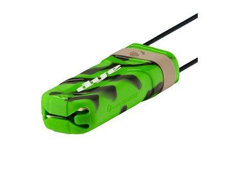 Dye Precision DYE Flex Barrel Sock - Twist Lime/ Black Dye Precision DYE Flex Barrel Sock - Twist Lime/ Black