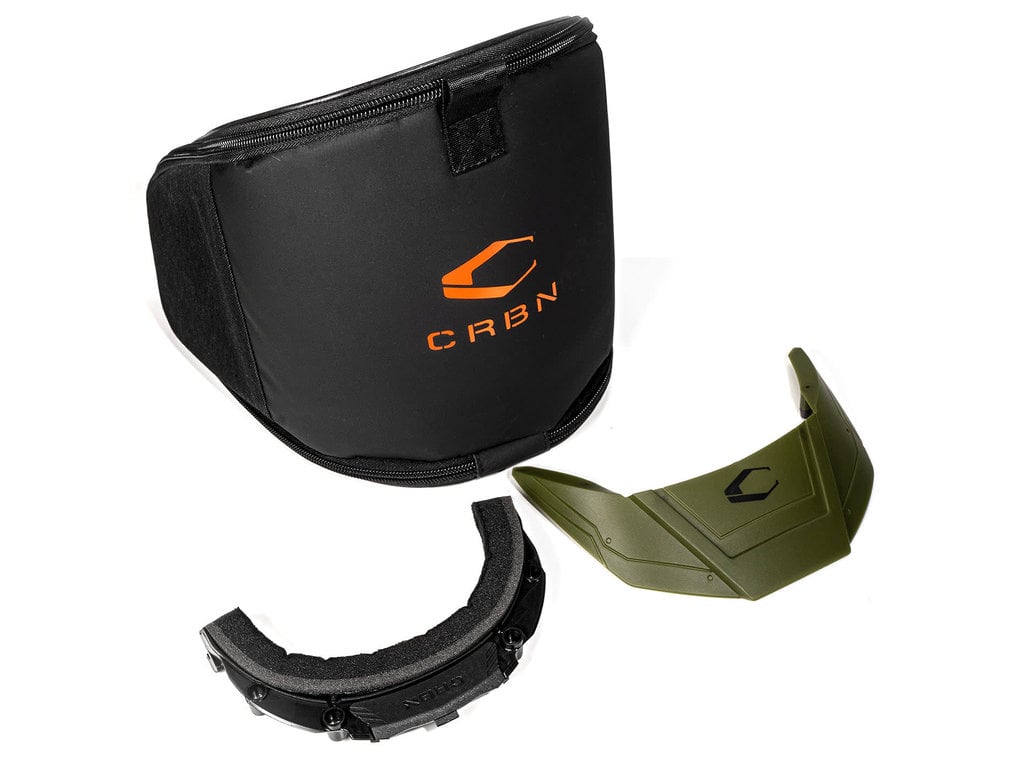 CRBN Paintball CRBN Goggles Zero Pro Moss- Less Coverage