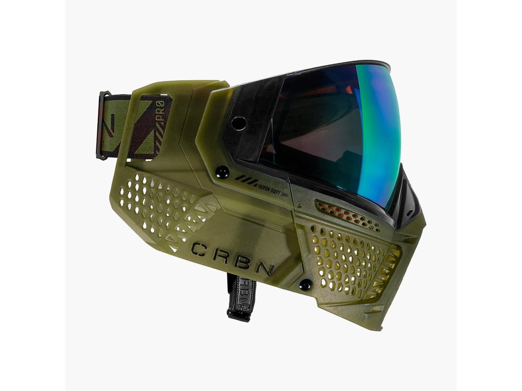 CRBN Paintball CRBN Goggles Zero Pro Moss- Less Coverage