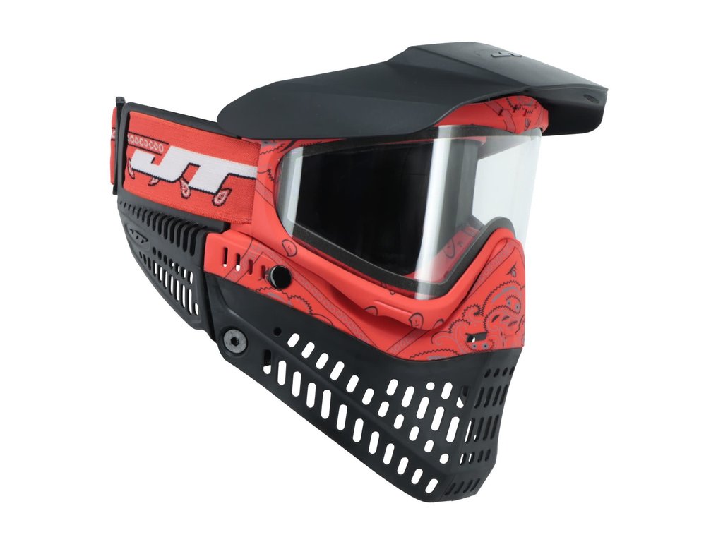 JT JT Proflex Goggles LE Bandana Red w/ Clear and Smoke Lens