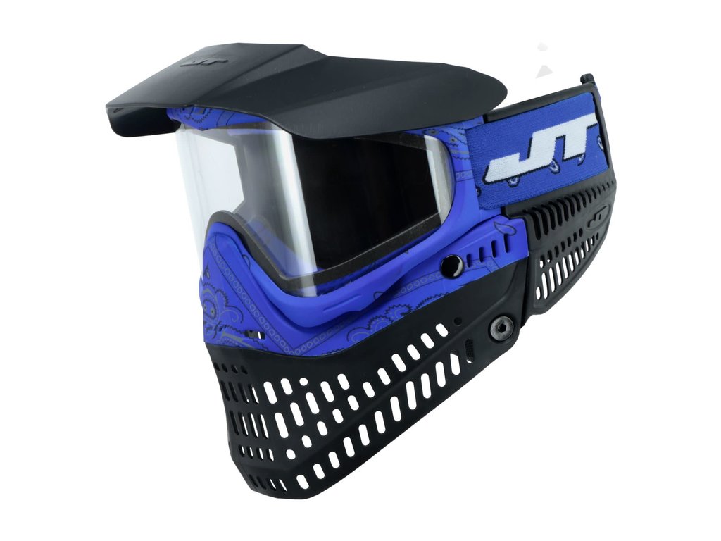 JT JT Proflex Goggles LE Bandana Blue w/ Clear and Smoke Lens