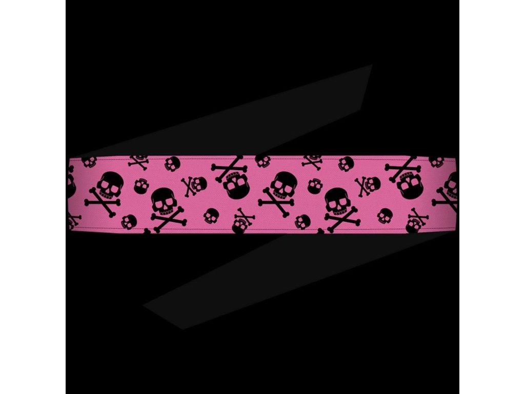 Dyzana Dyzana Headband - Crossbones Pink