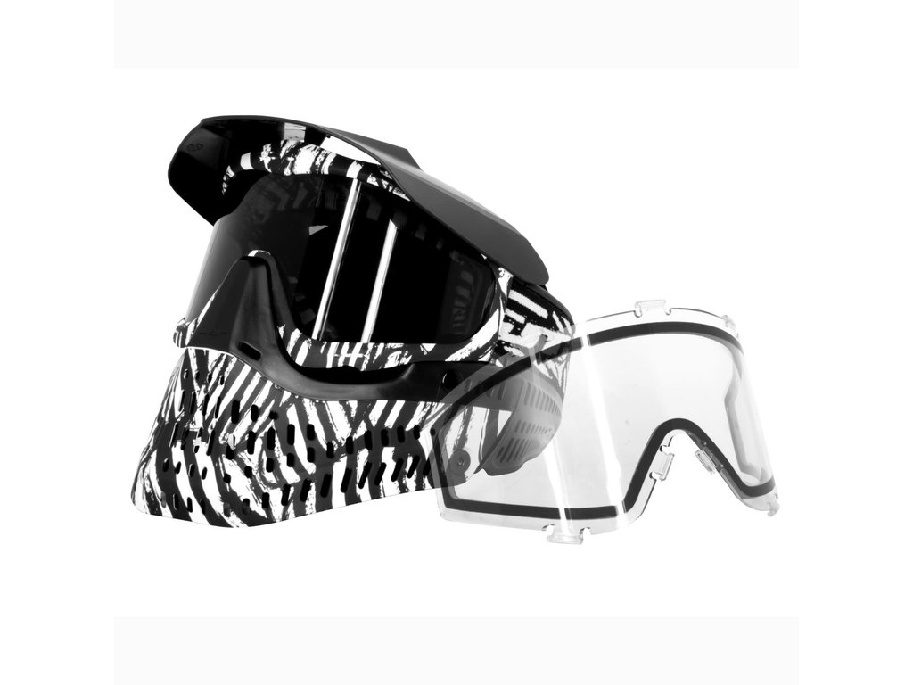 JT JT Proflex Goggles LE Zebra w/ Clear and Smoke Lens