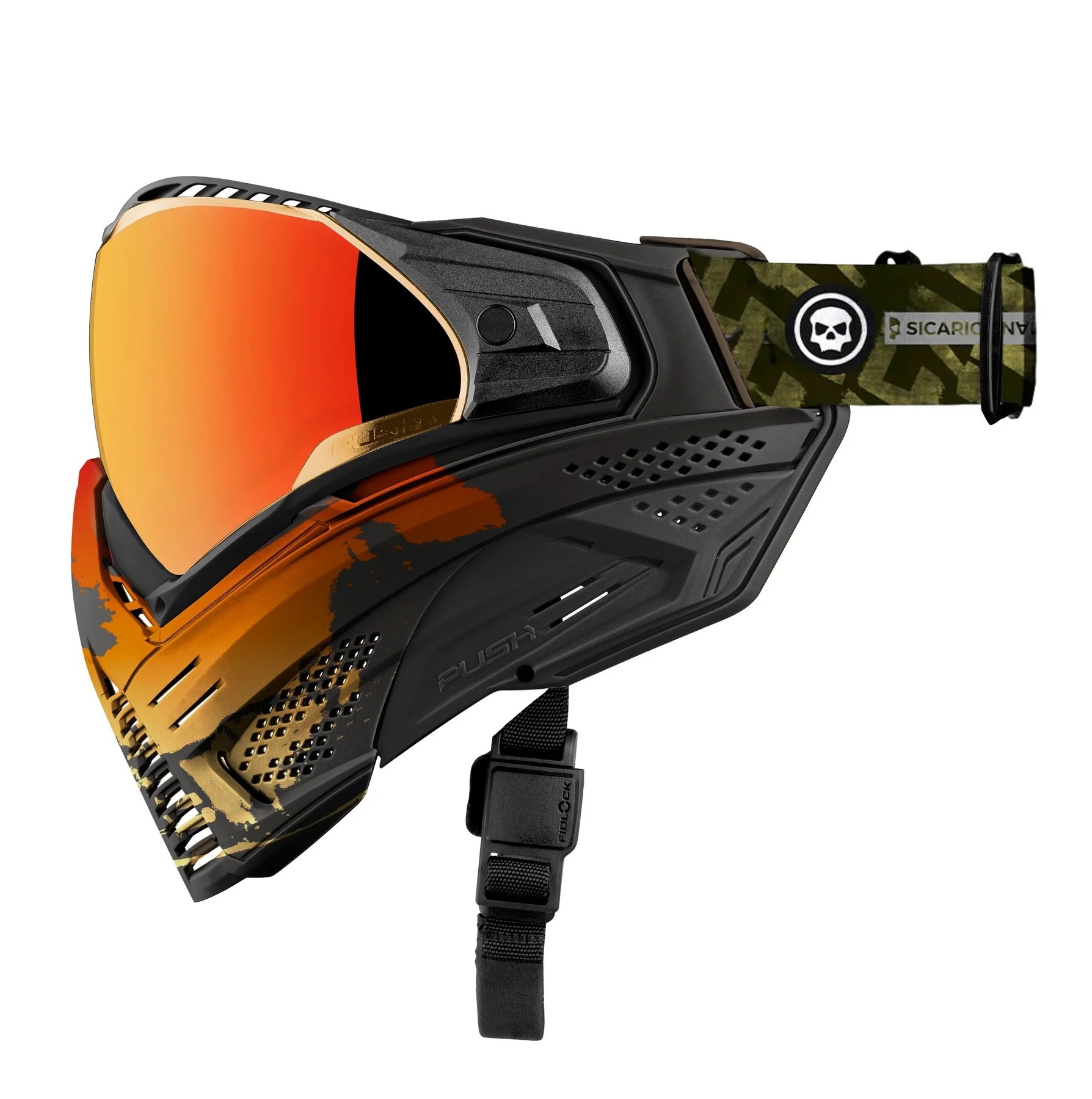 Push Paintball Unite Goggle Fire Skull Shop Cousins