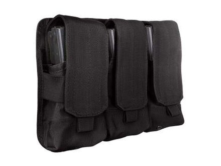 Rothco ROTHCO MOLLE UNIVERSAL TRIPLE MAG RIFLE POUCH - Black